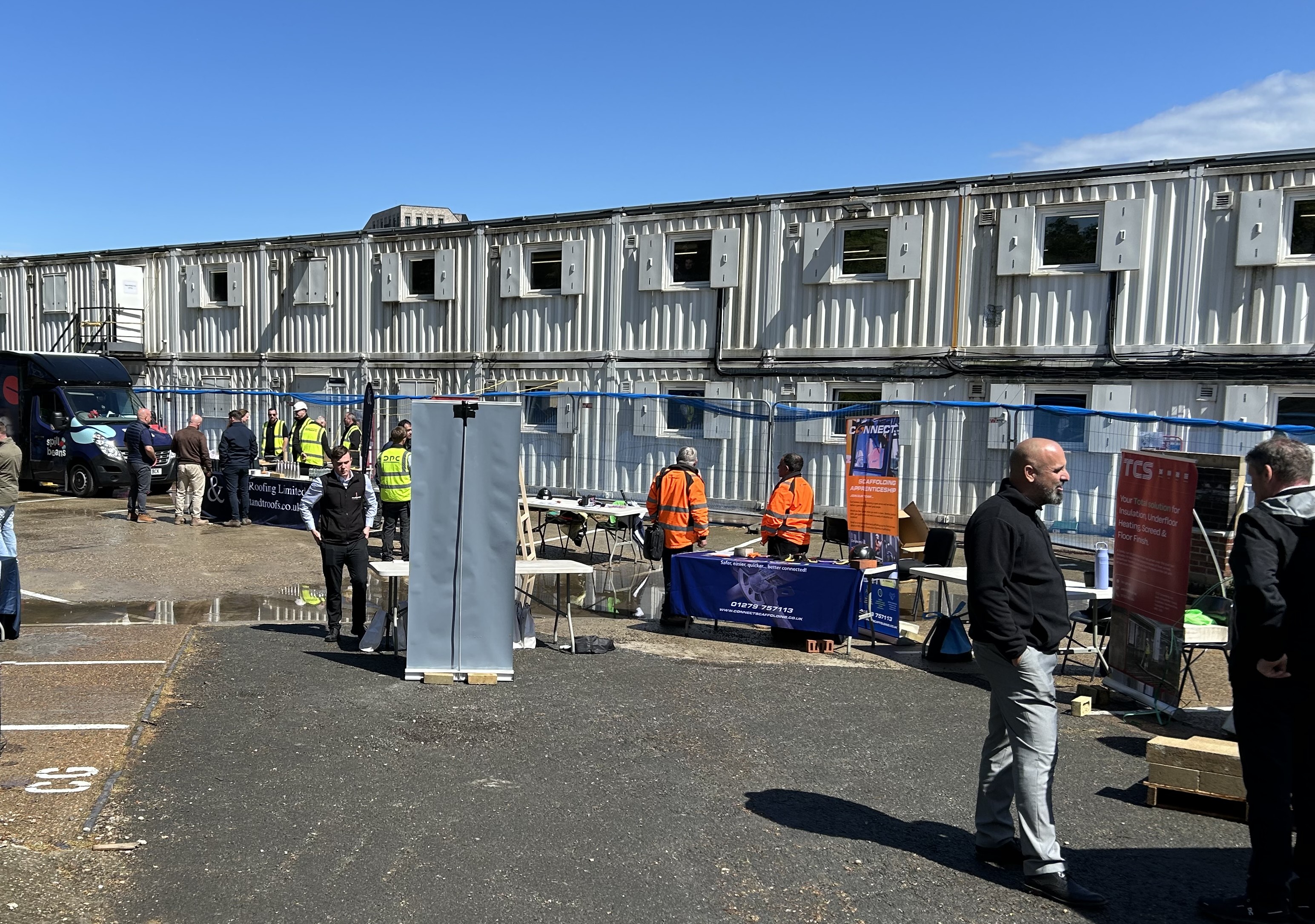 Training at Lovell’s Woolwich regeneration site.