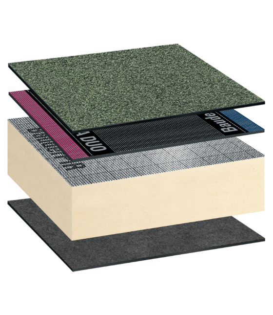 Bauderflex bituminious waterproofing system