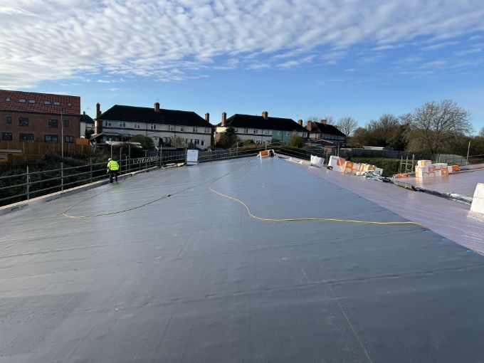New Roof at Bauder HQ