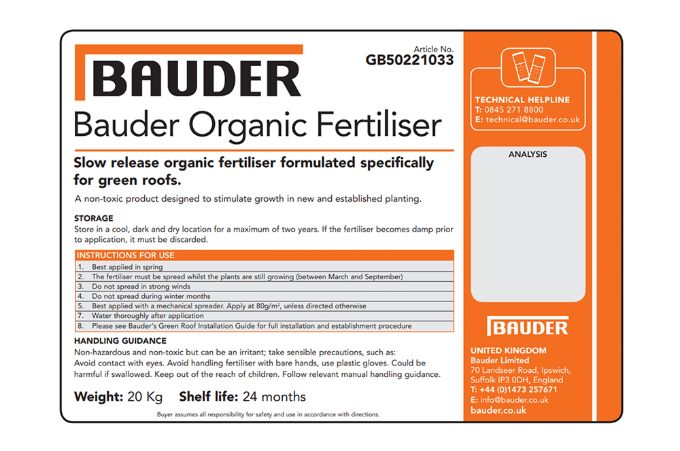 BauderGREEN DU UK