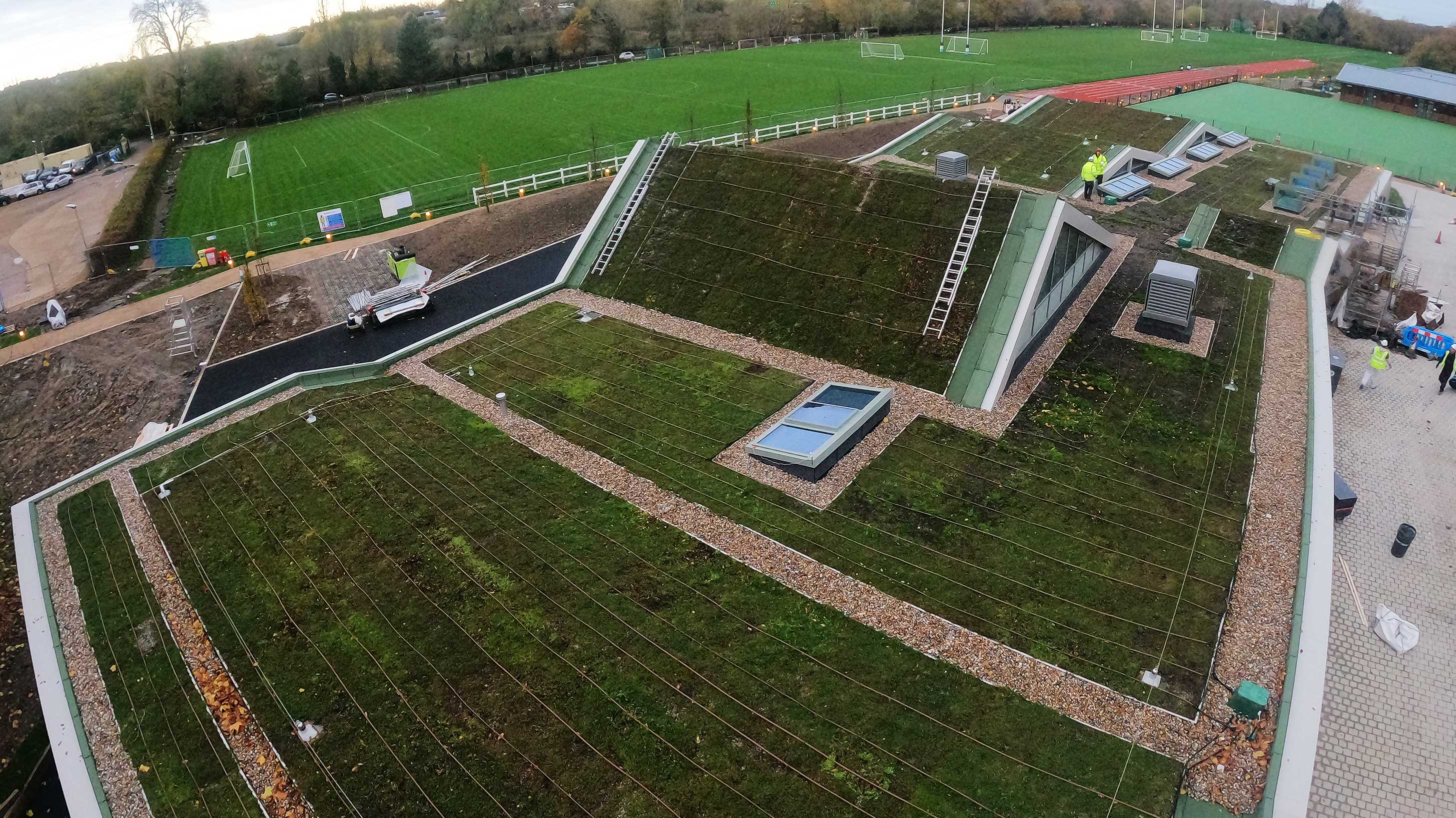 Haberdashers’ Boys’ Pre-Preparatory School with Bauder total green roof system