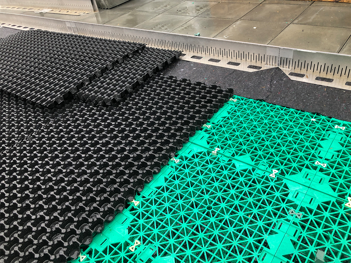 BauderGREEN RE 40 drainage and attenuation board