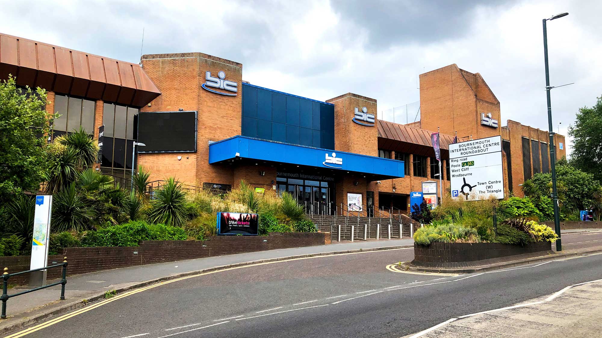 Front of the Bournemouth International Centre