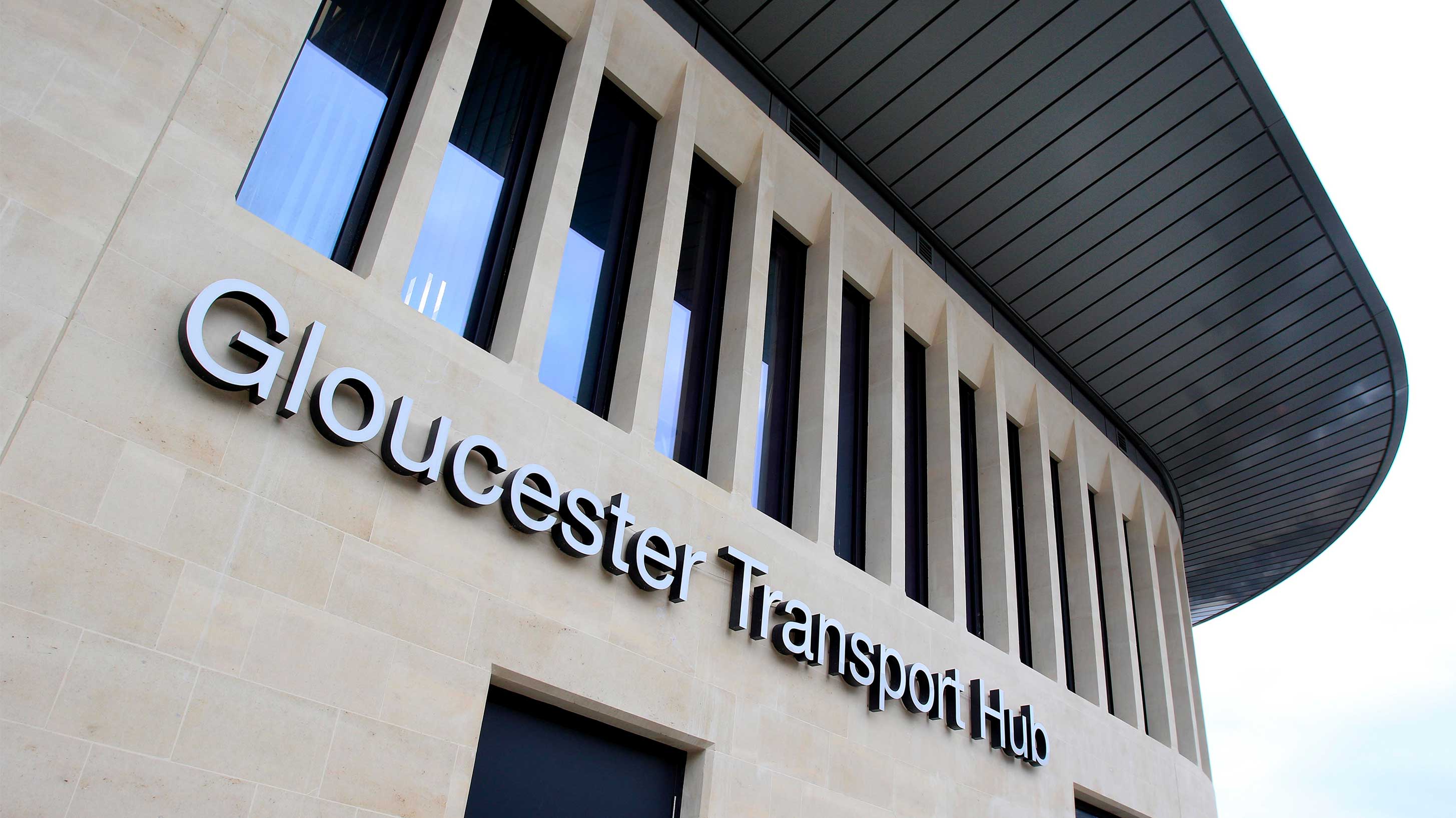 Gloucester Transport Hub with Bauder Thermofol PVC single ply waterproofing system 