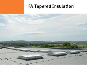 download brochure for tapered insulation to create falls on a flat roof
