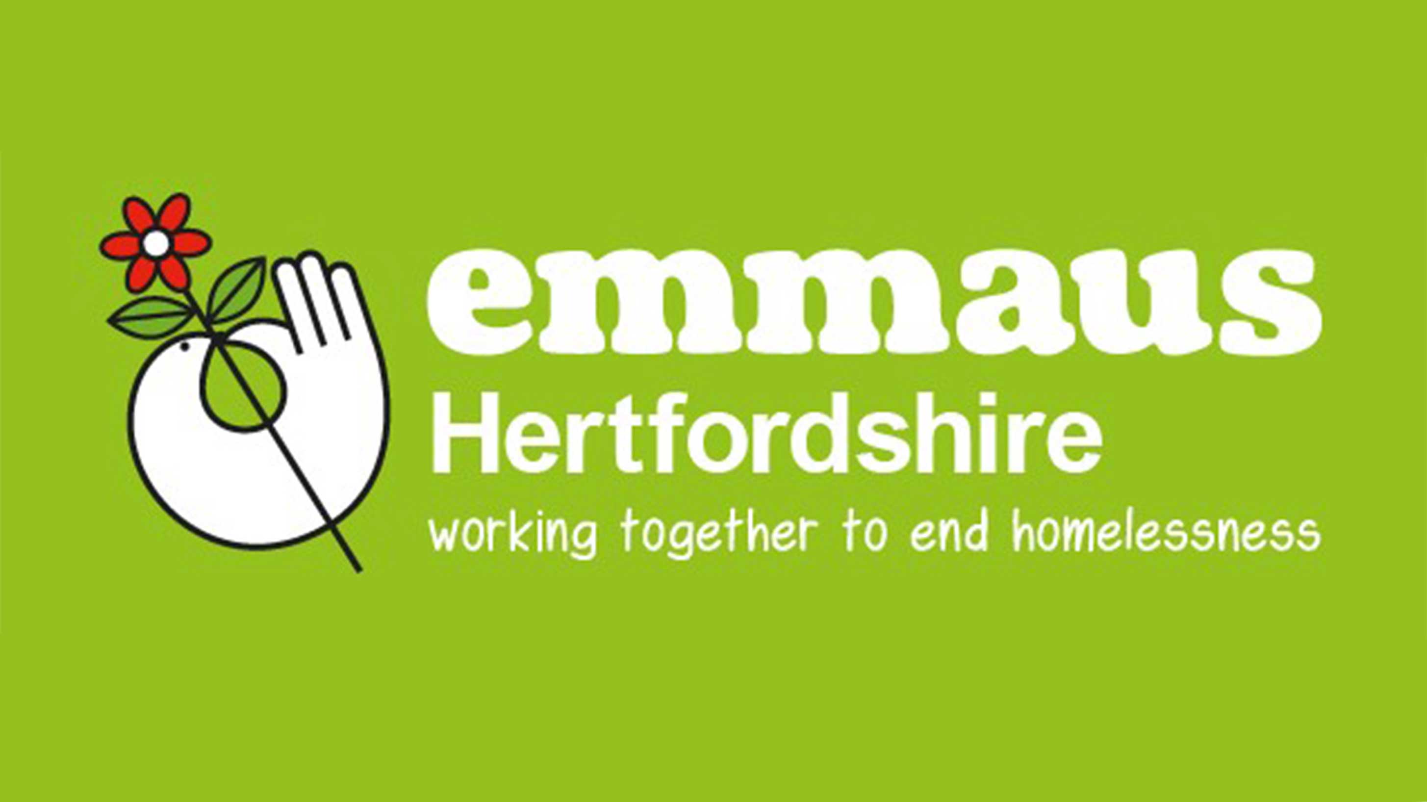 Emmaus Hertfordshire homeless charity logo