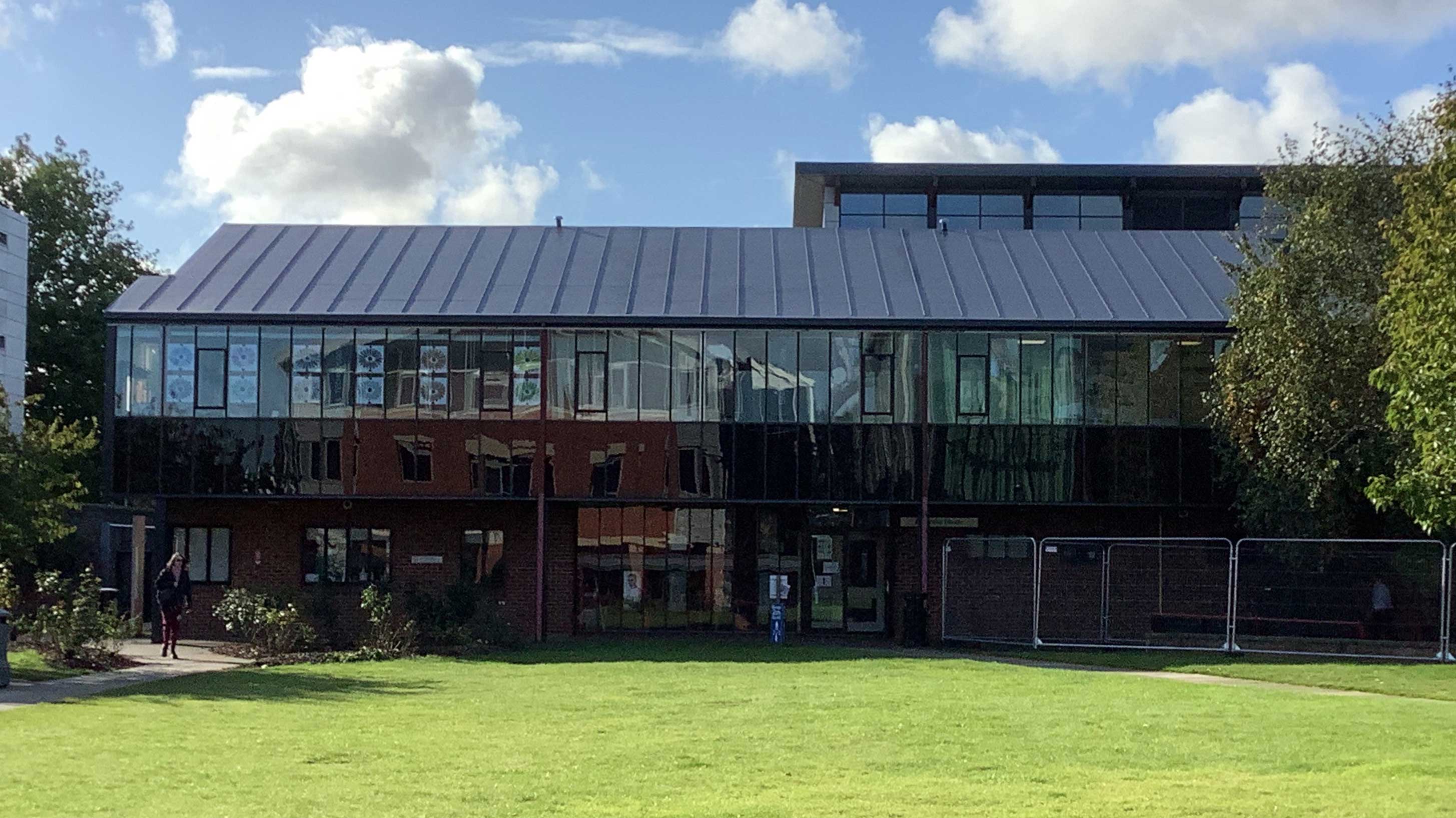 Front view of West Suffolk College