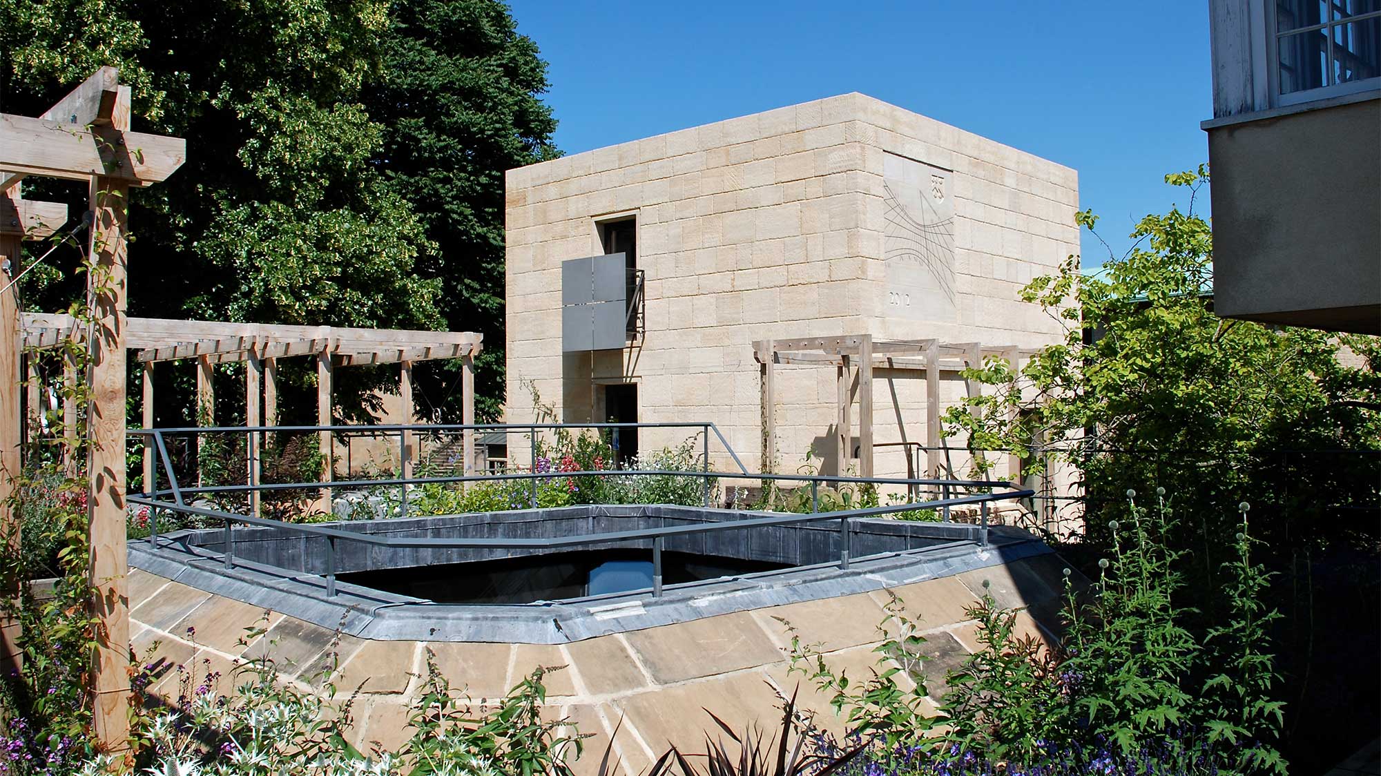 Wadham College rooftop with BauderGREEN components