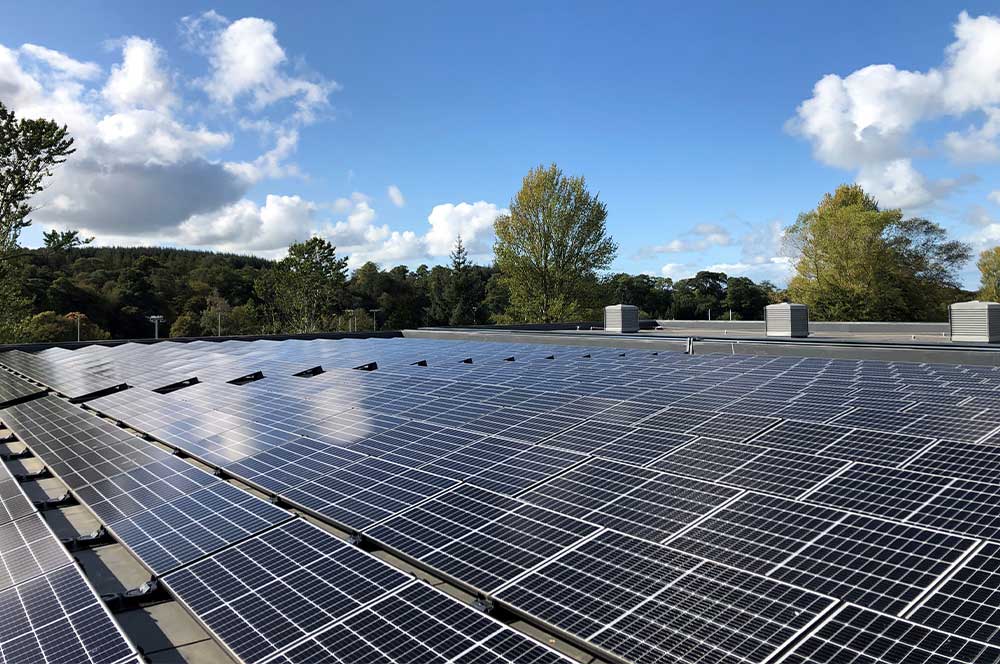 Barony campus with BauderSOLAR-F