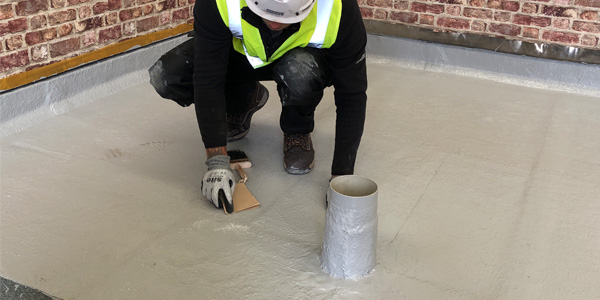 Liquitop being applied 