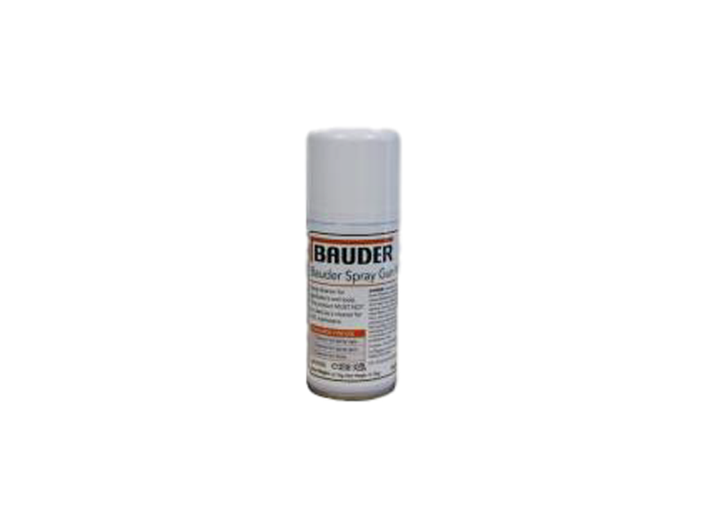 Bauder spray gun nozzle aerosol cleaner