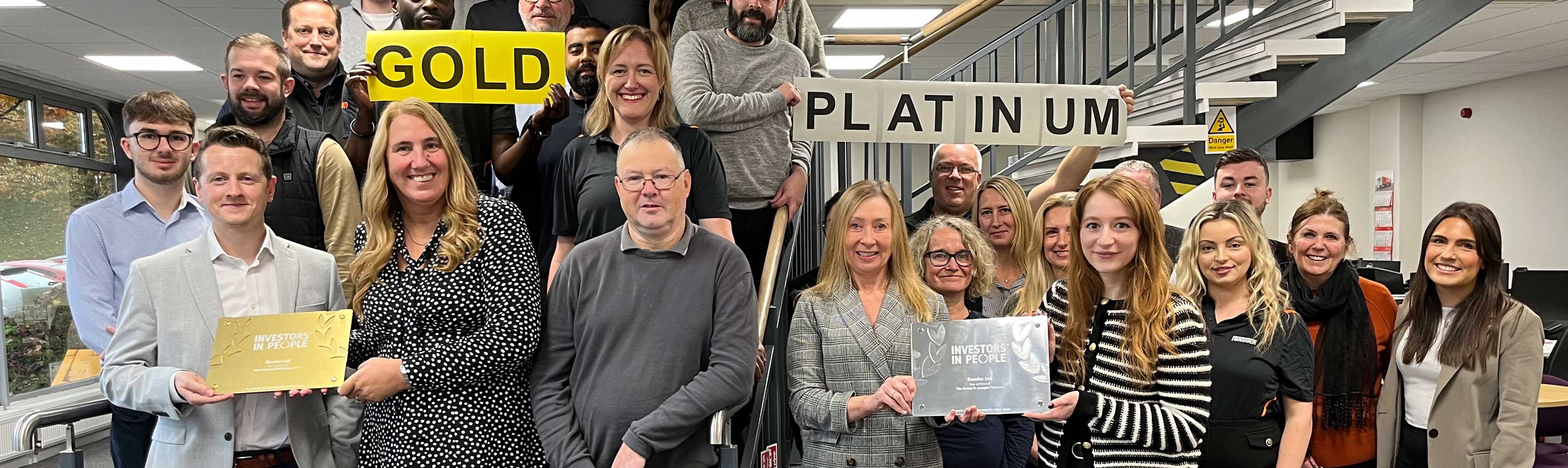 Bauder awarded Investors in People Platinum for the third time