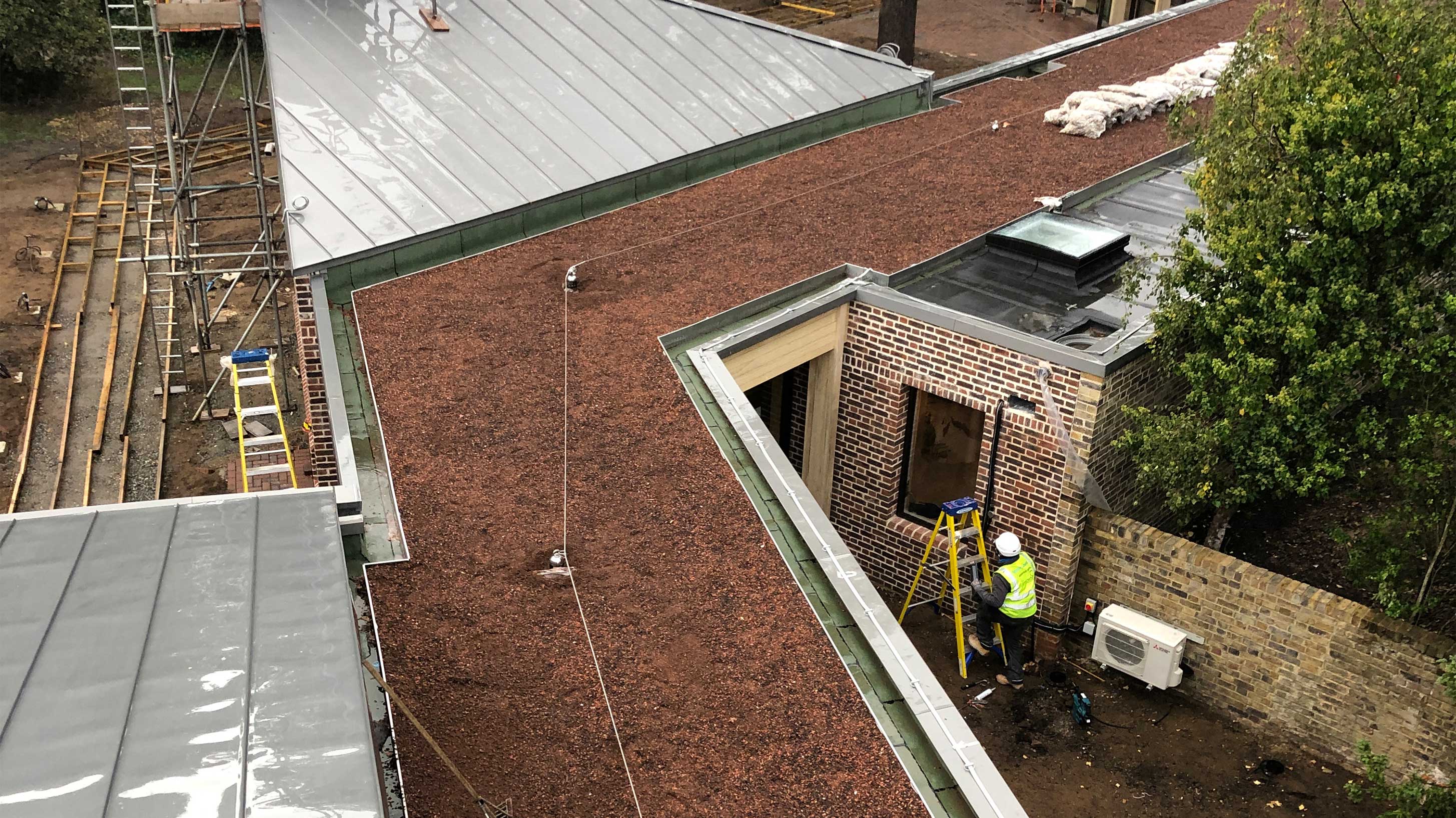 John Morden Centre with Bauder Total Roof System and Bauder Total Green Roof System