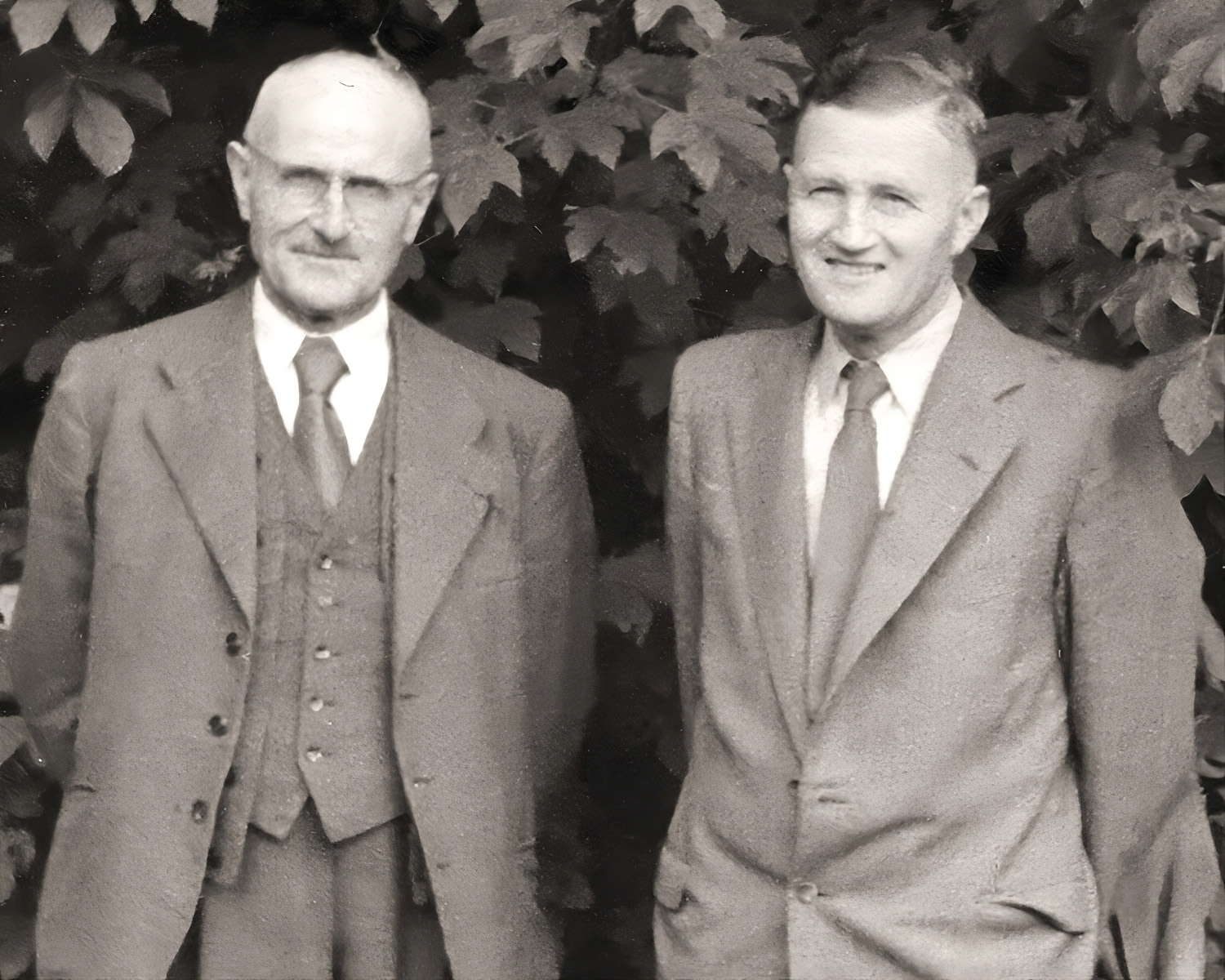 First and second generation Bauder family that started the business