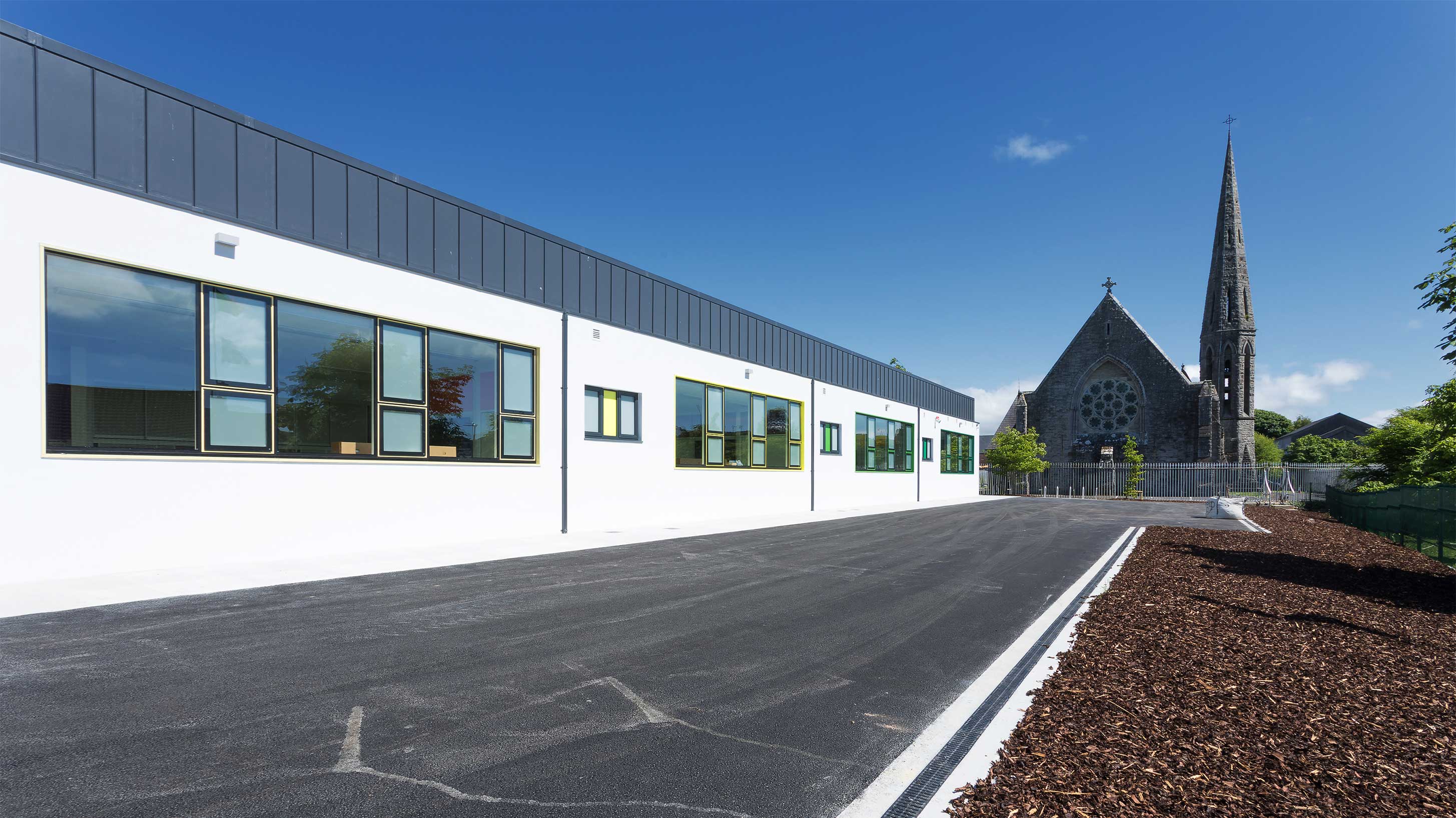 Scoil Phadraig School with Bauder Thermofol single ply waterproofing system installed