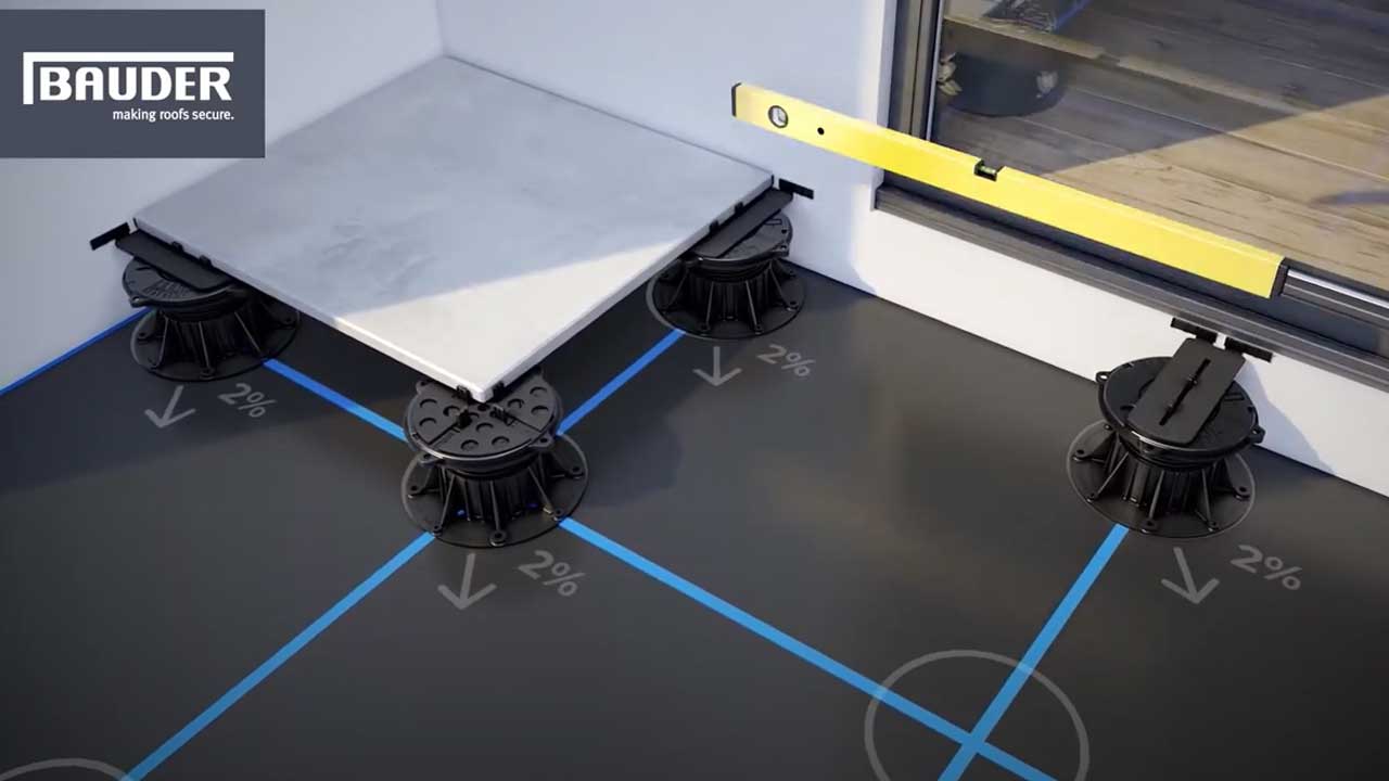 Pedestal support system for paving or decking