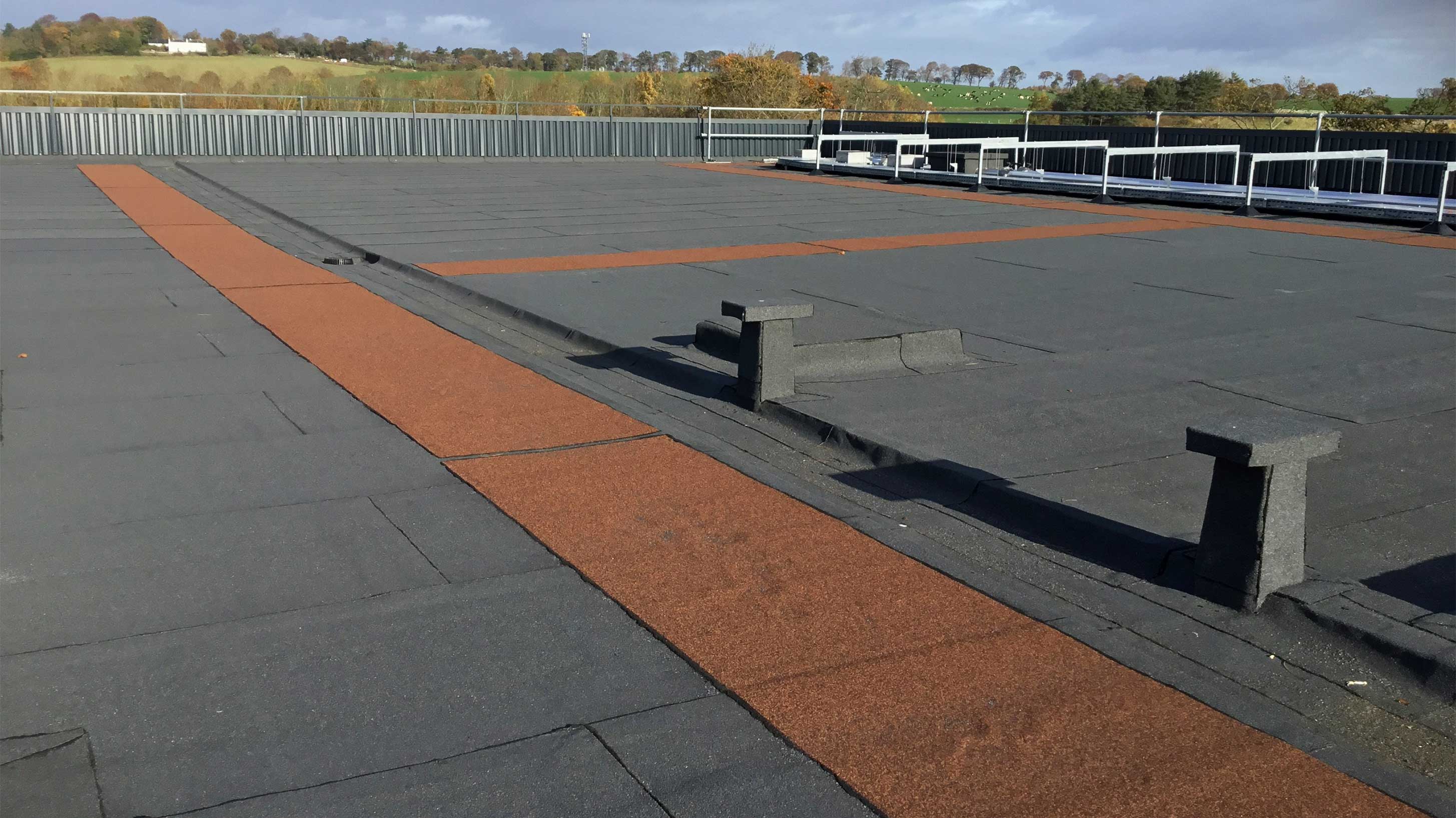 Roof of Oracle Real Estate and Facilities with Bauder Total Roof System installed