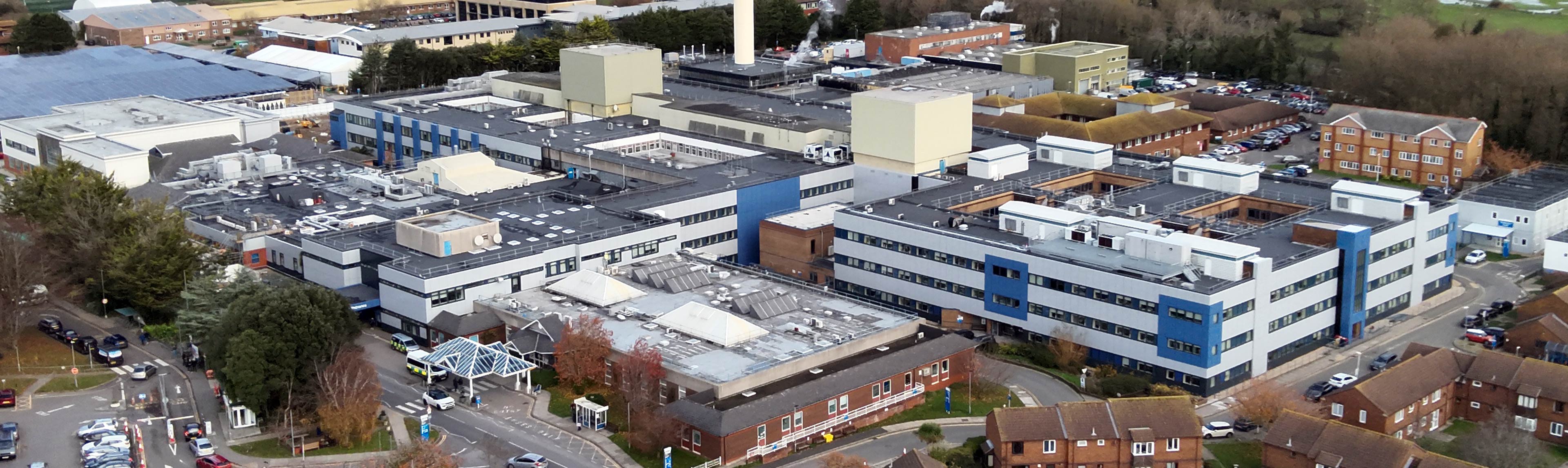 Eastbourne Hospital Roof after refurbishment