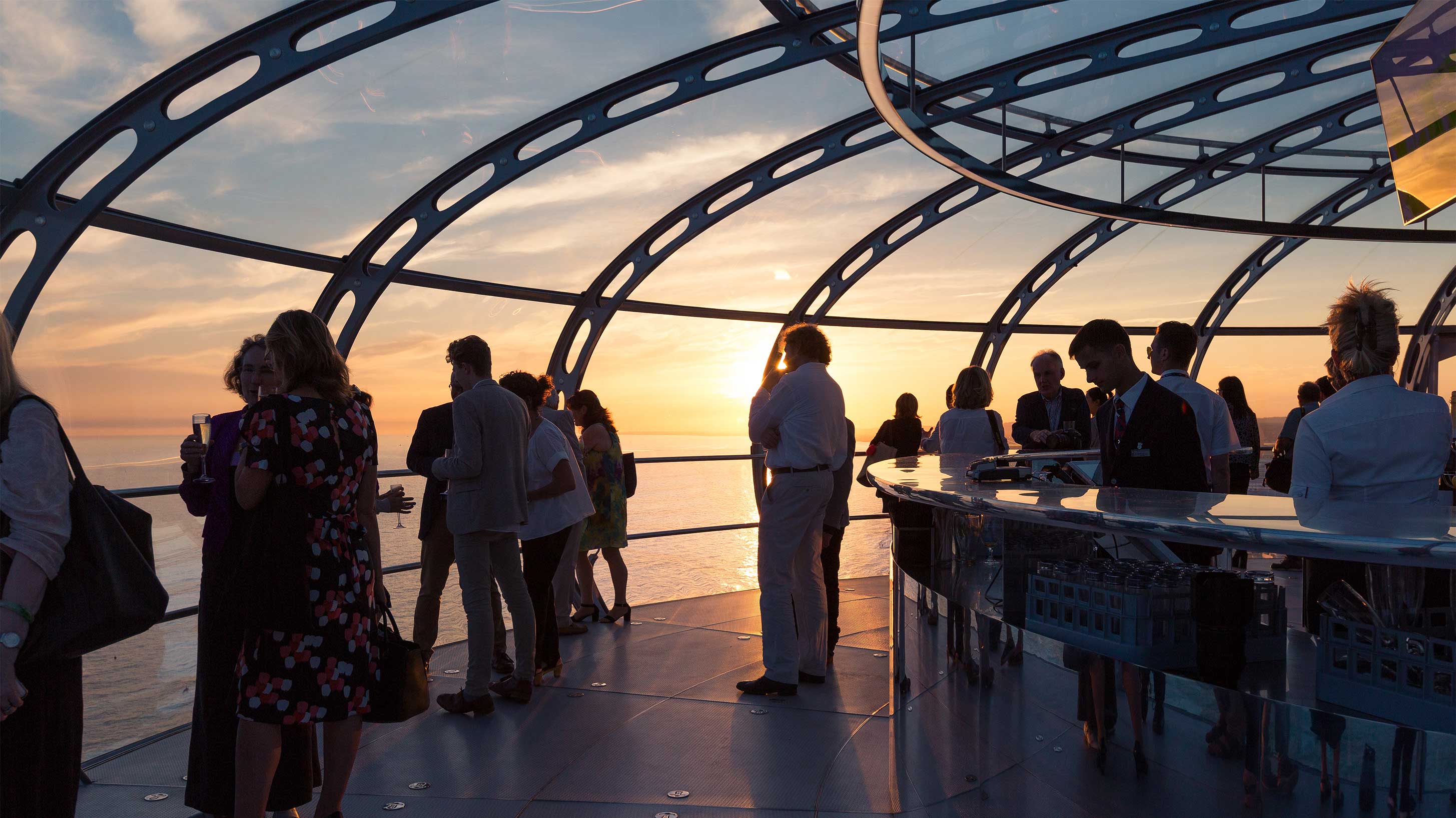 British Airways i360 Observation Tower with Bauder Hot Melt structural waterproofing system