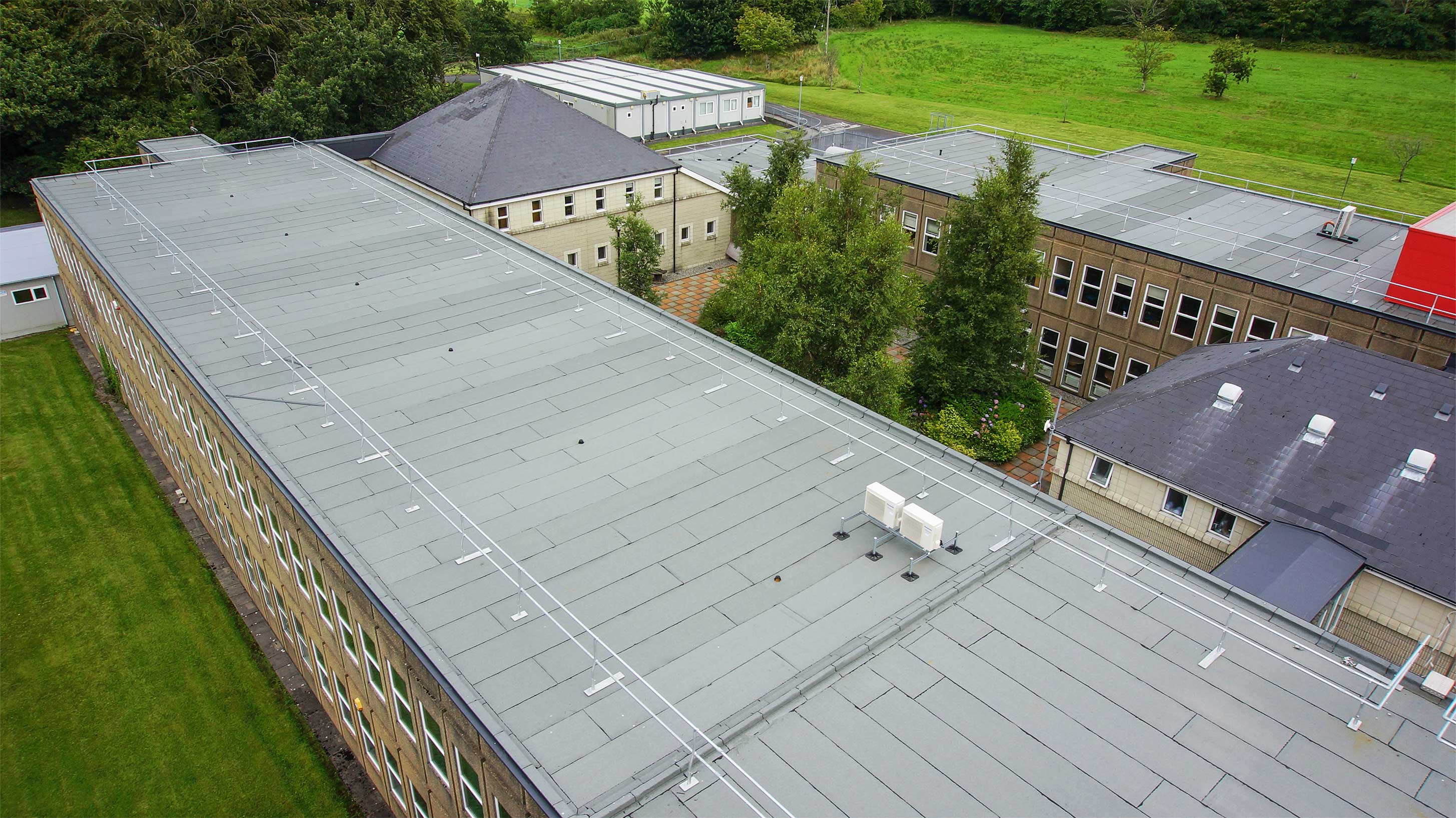 Castlebar, a government office building rooftop