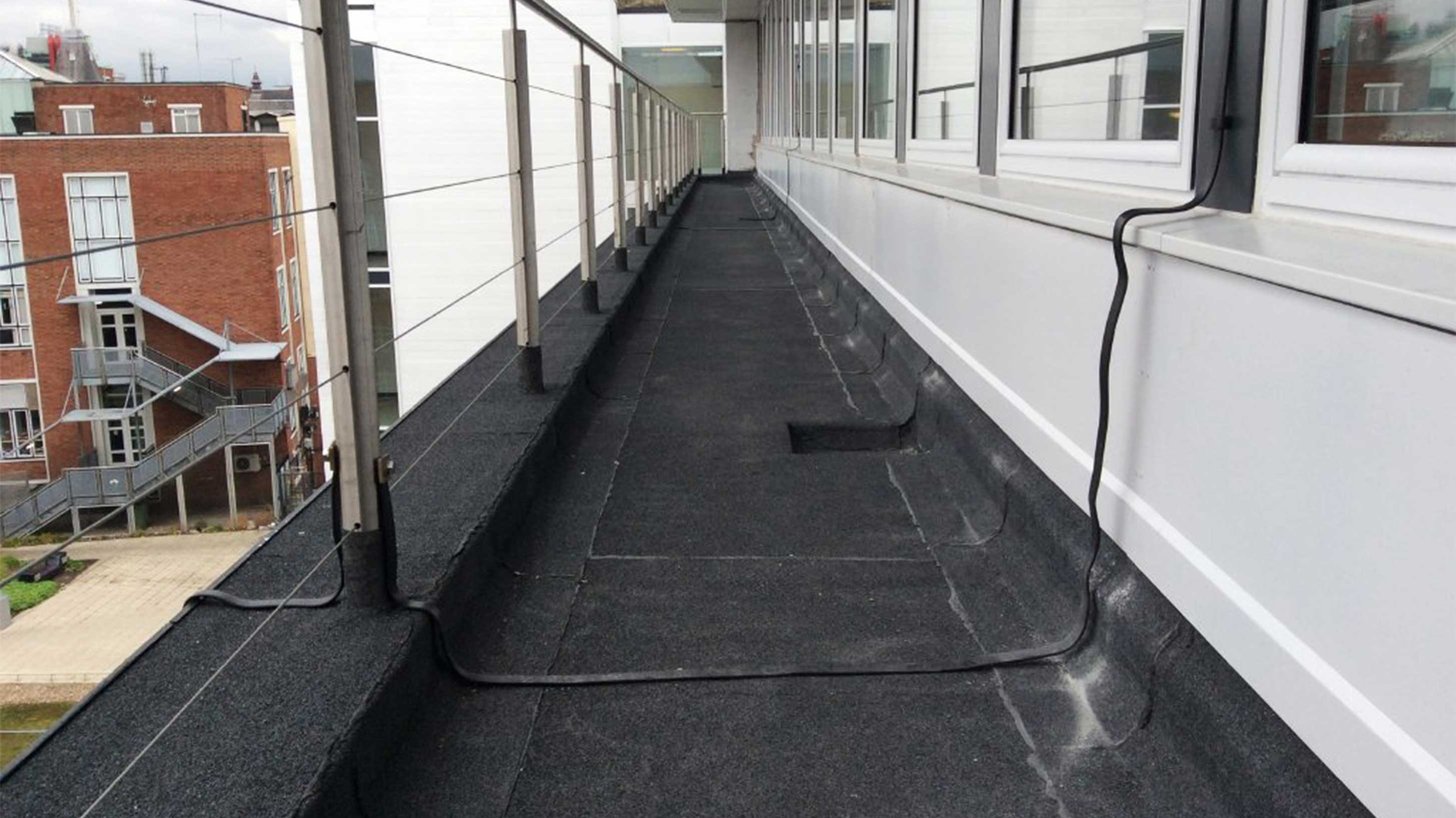 University of Manchester roof with Bauder bituminous System installed