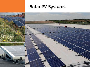 Brochure for photovoltaic flat roof systems