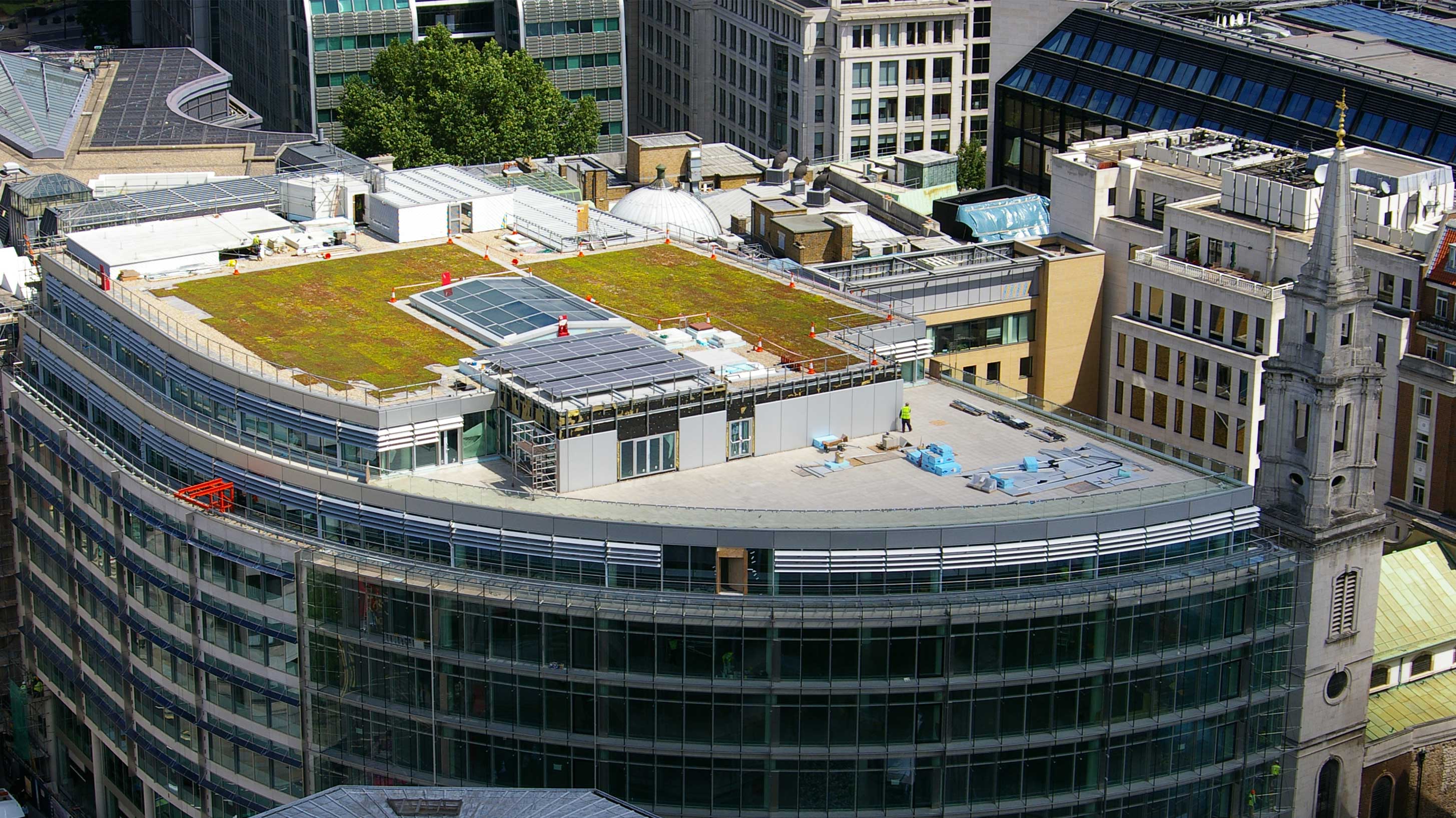 150 Cheapside, London with Bauder Hot Melt Waterproof Roof System