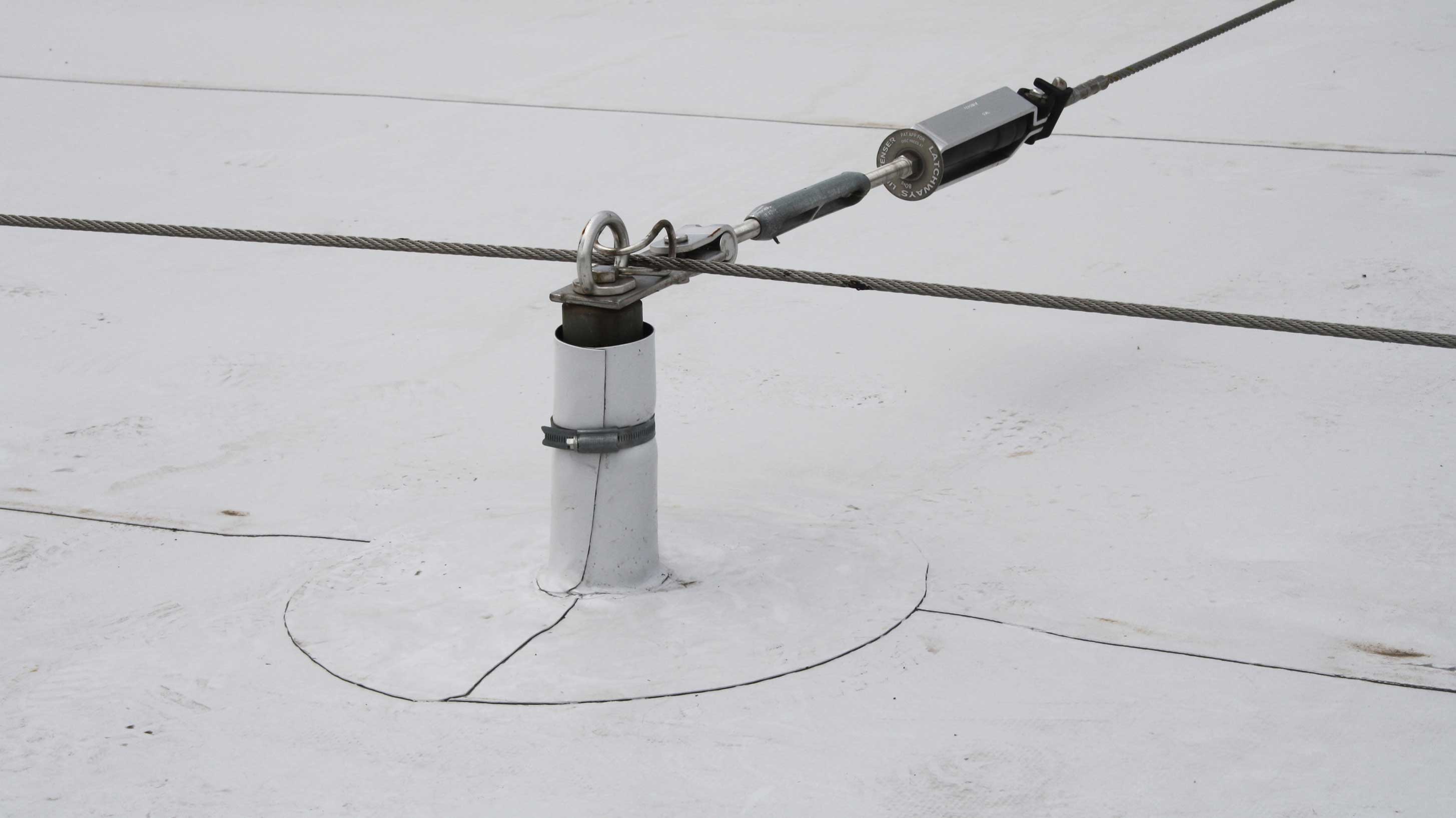 Roof of Primark Distribution Centre with BauderThermofol PVC single ply waterproofing system installed
