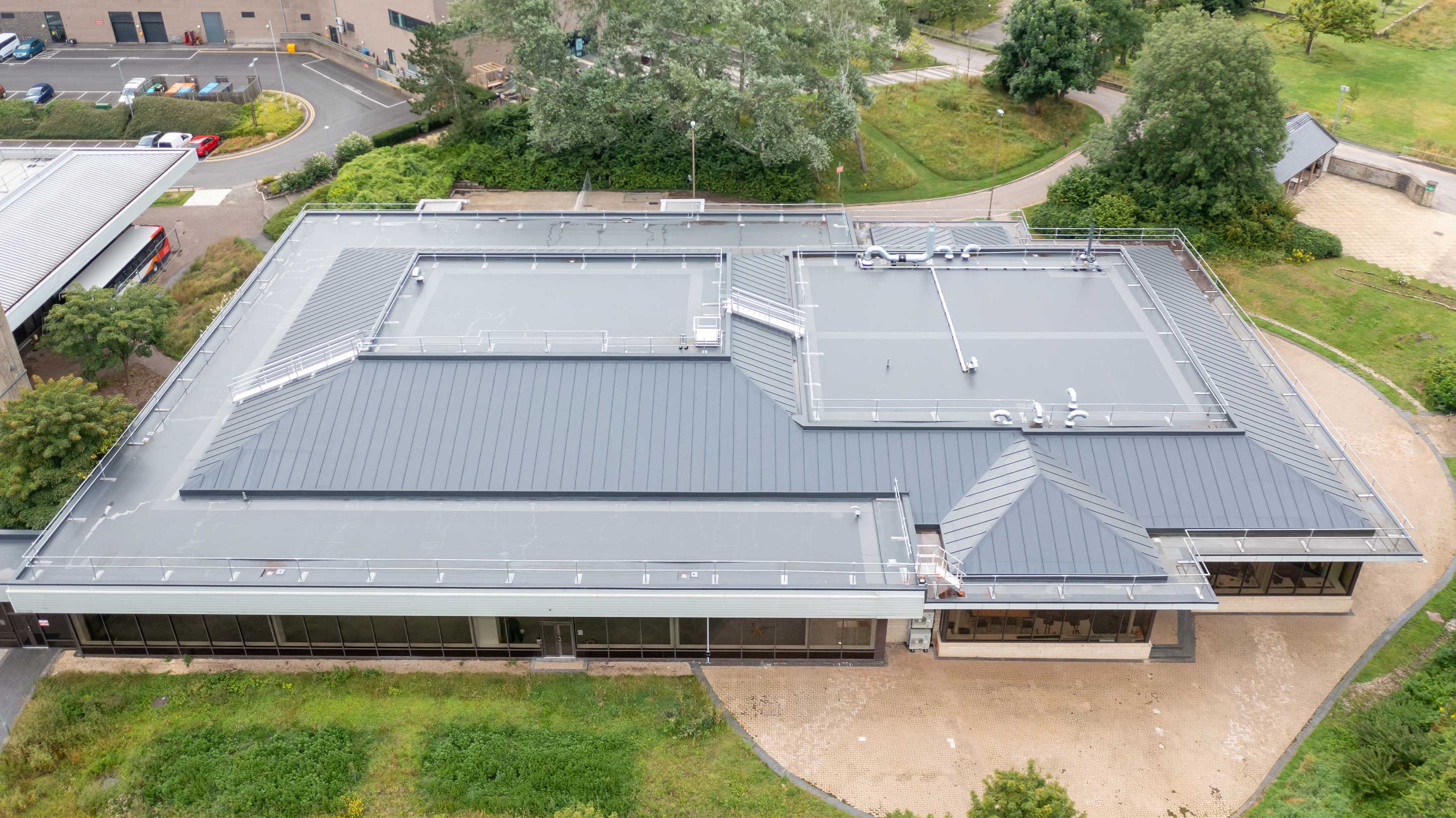 Aerial view of University of West England W Block