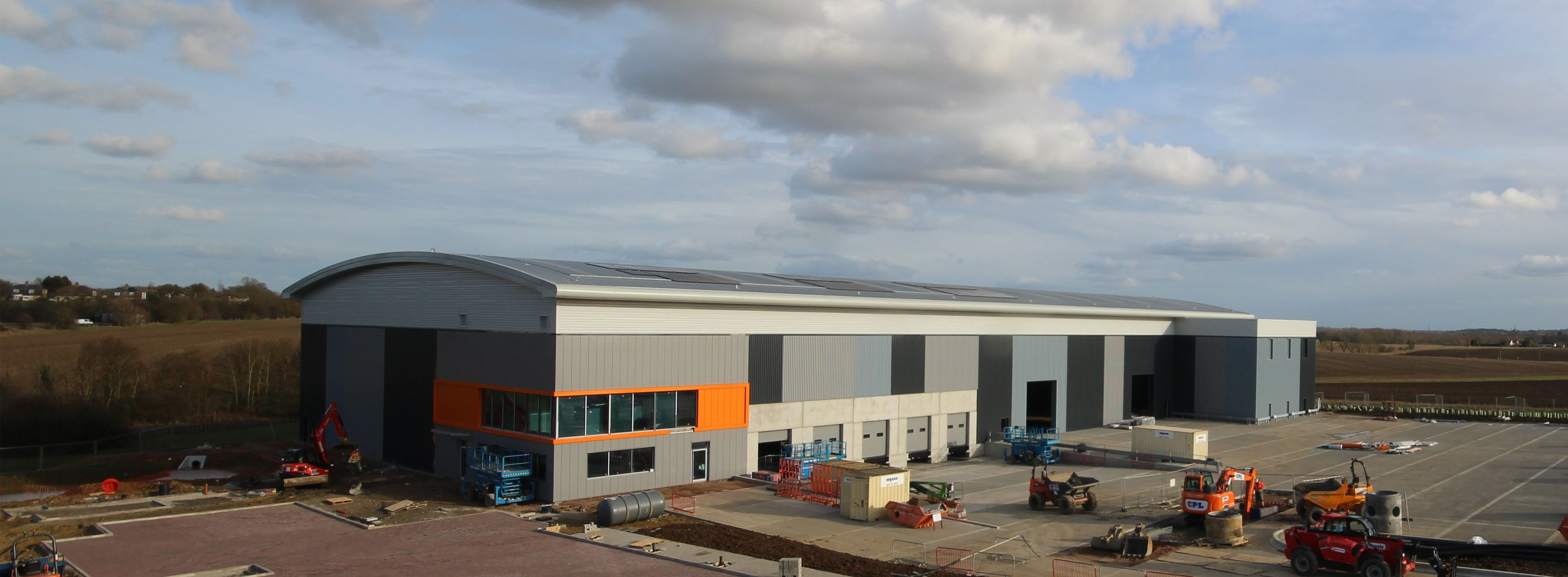 Works progressing at new Bauder warehouse