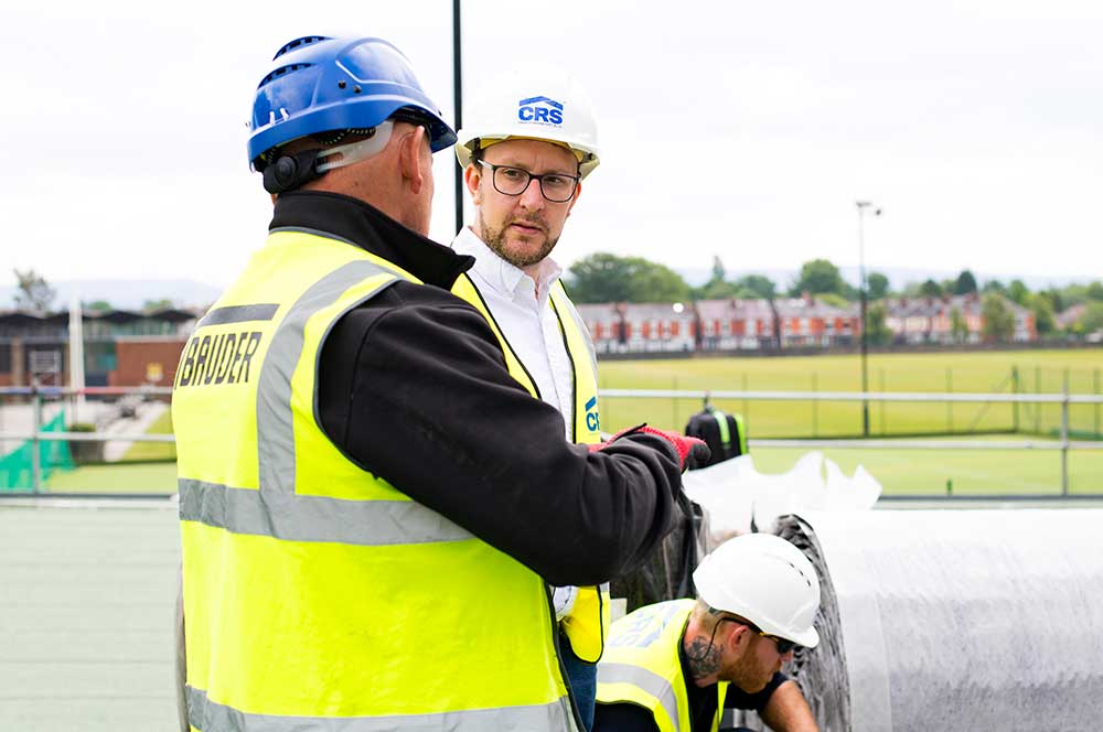 Technicians undergoing training