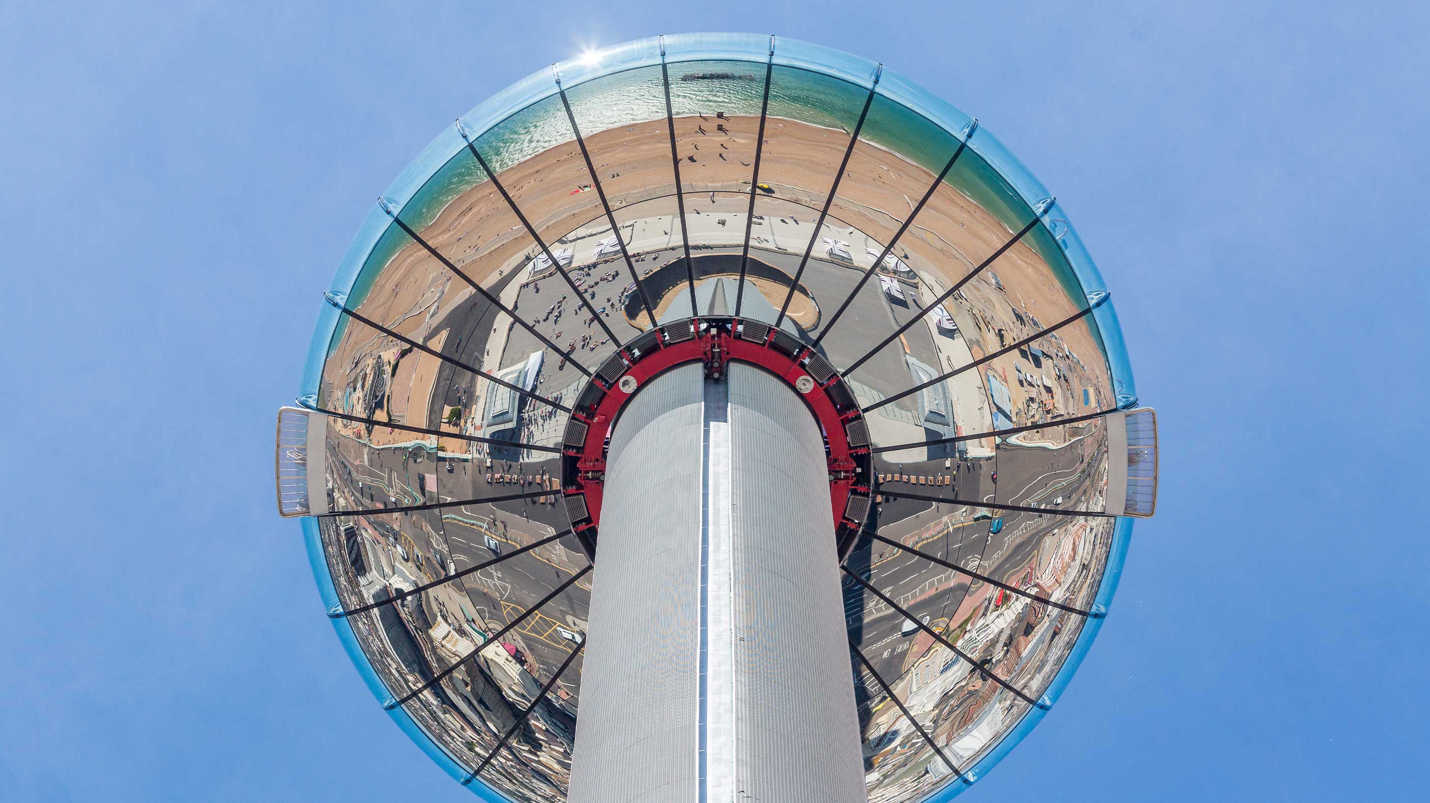British Airways i360 Observation Tower with Bauder Hot Melt structural waterproofing system