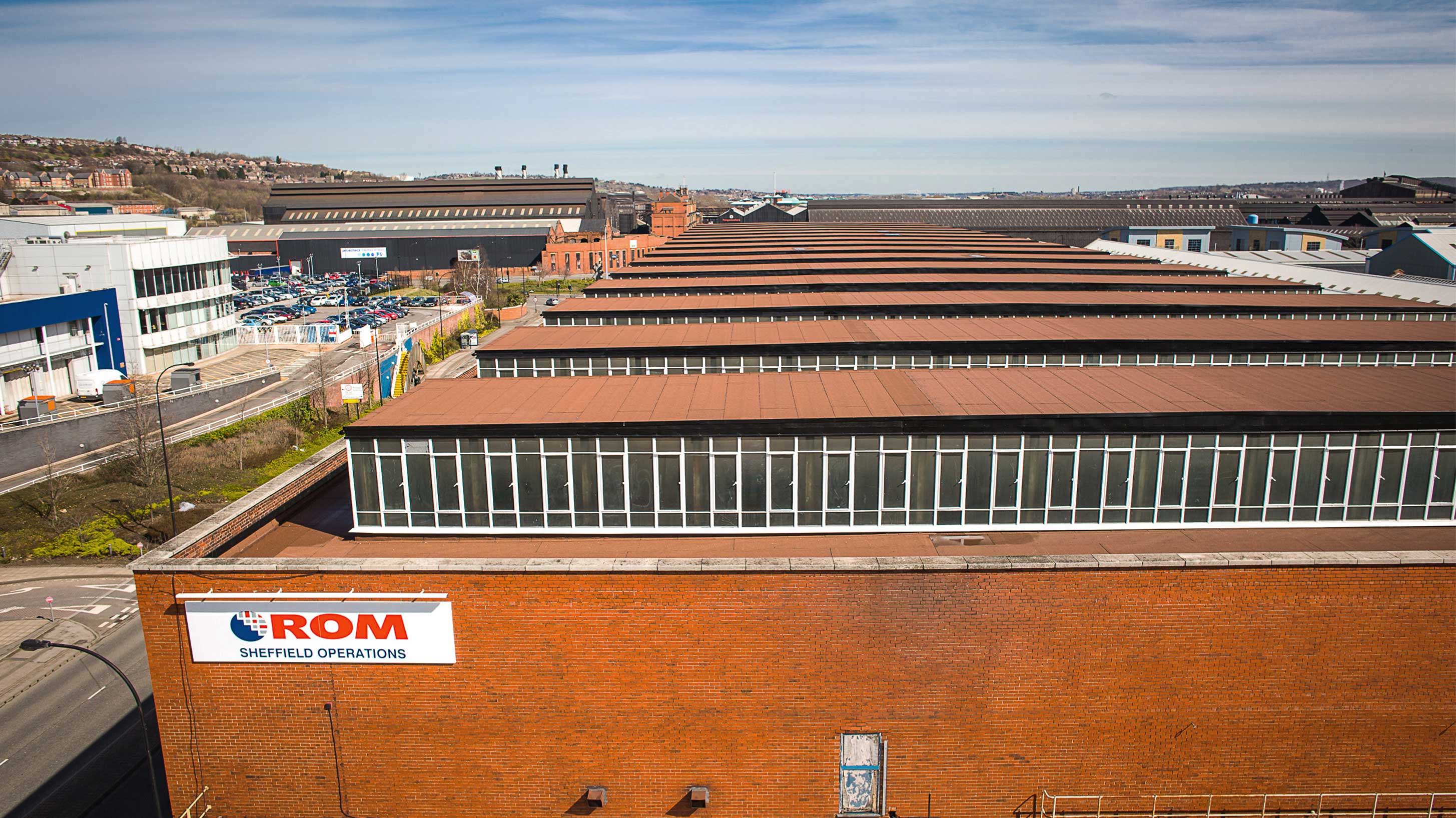 Roof of ROM Limited with Bauder Total Roof System installed in the Autumn Brown colour