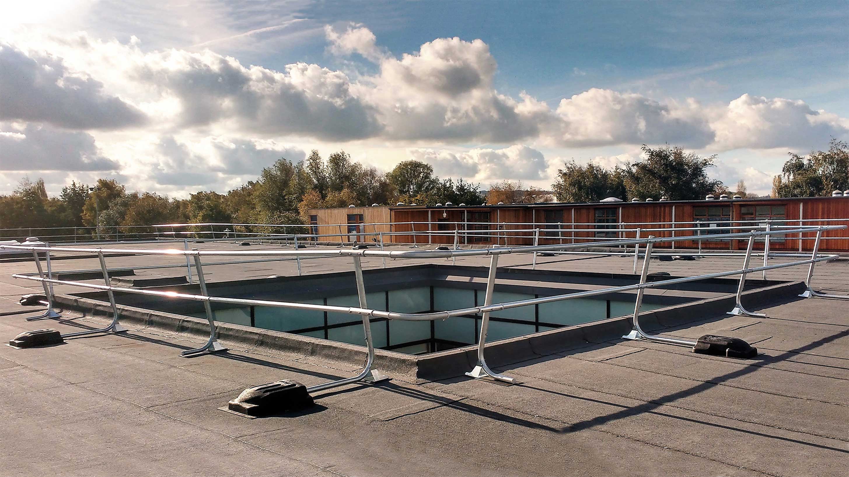 Woolwich Polytechnic School with Bauder Total Roof System (BTRS) installed with Euroglaze rooflights