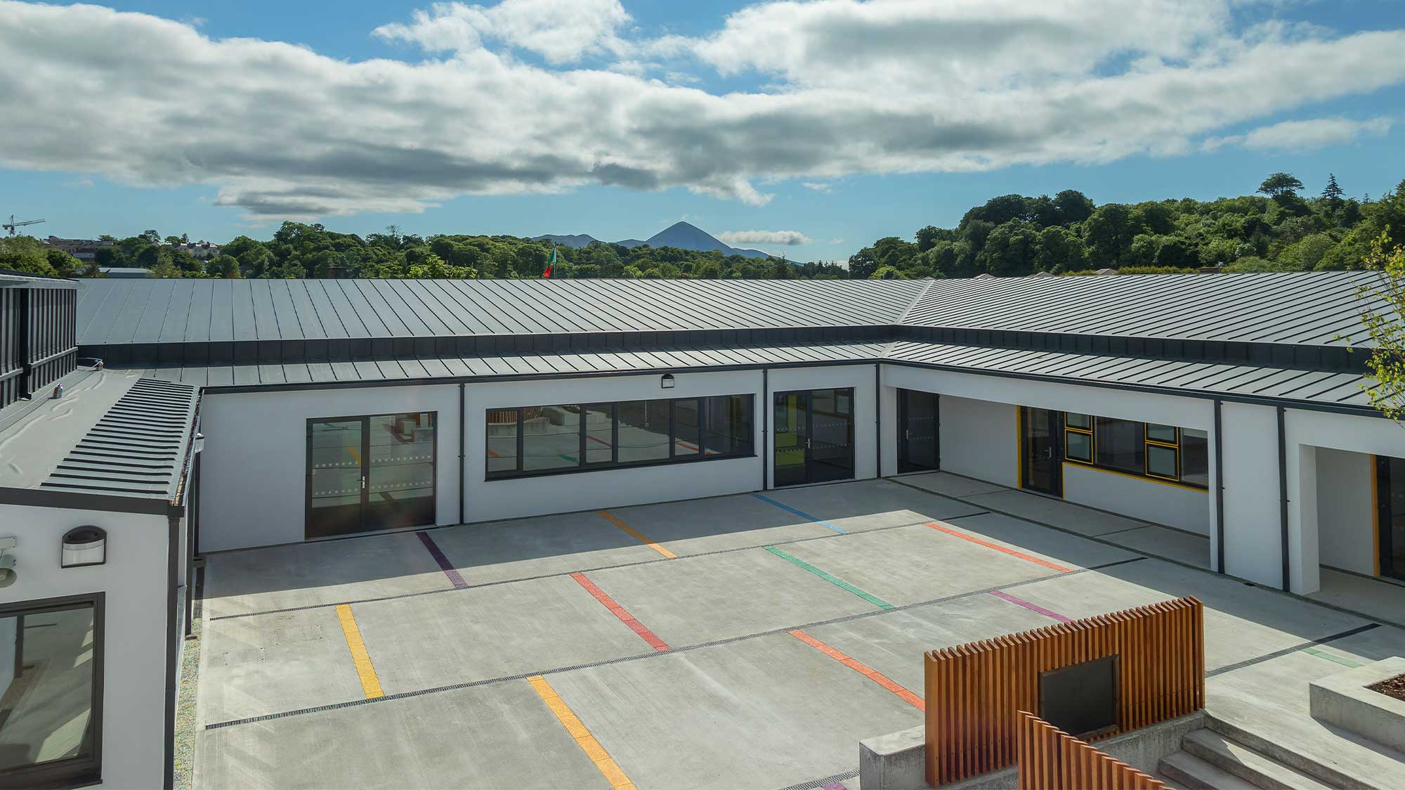 Scoil Phadraig School with Bauder Thermofol single ply waterproofing system installed
