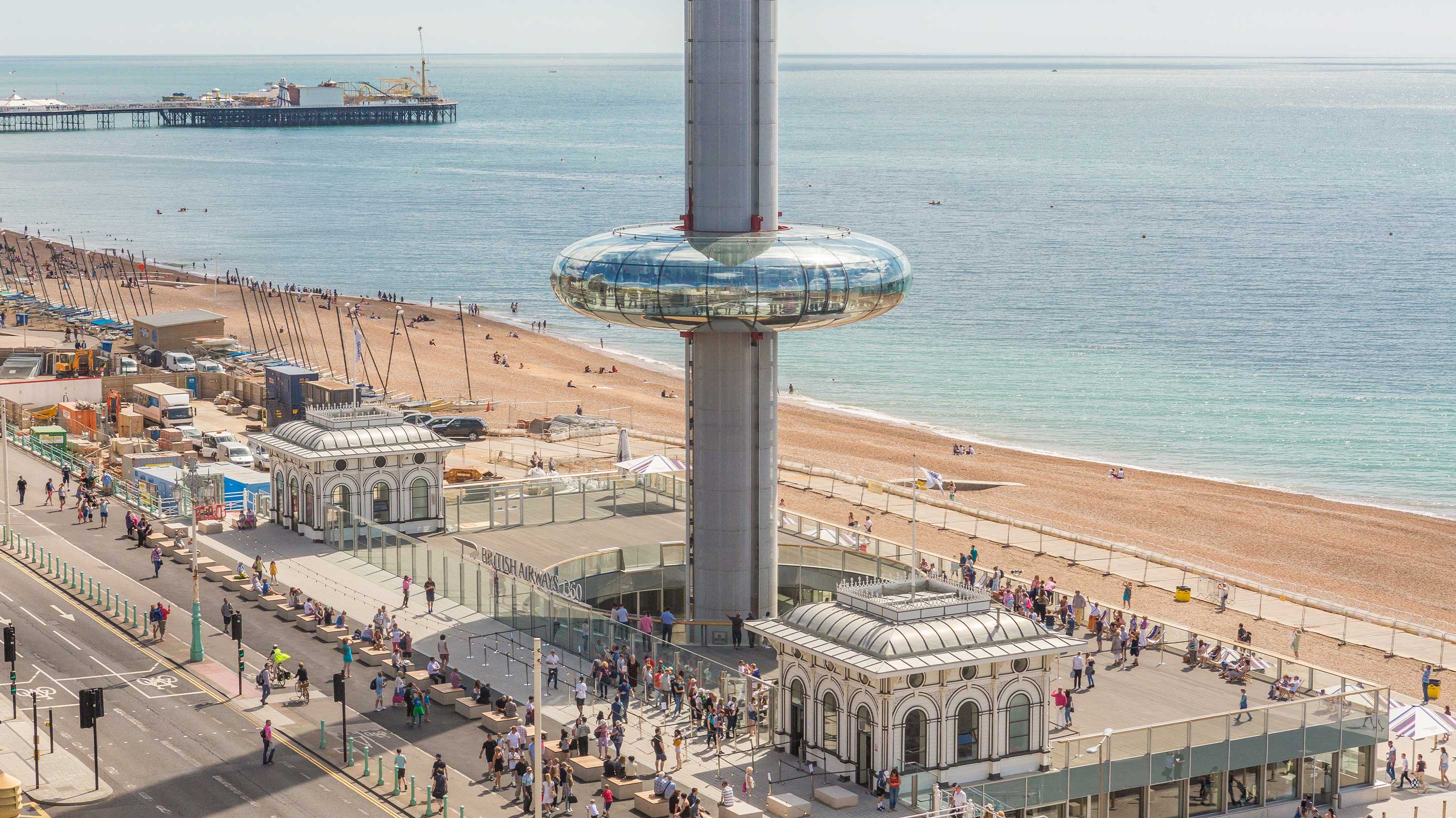 British Airways i360 Observation Tower with Bauder Hot Melt structural waterproofing system