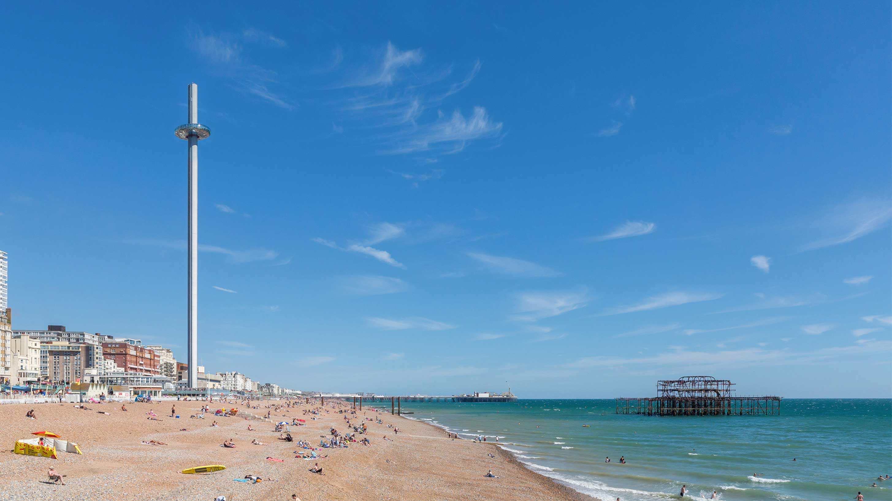 British Airways i360 Observation Tower with Bauder Hot Melt structural waterproofing system