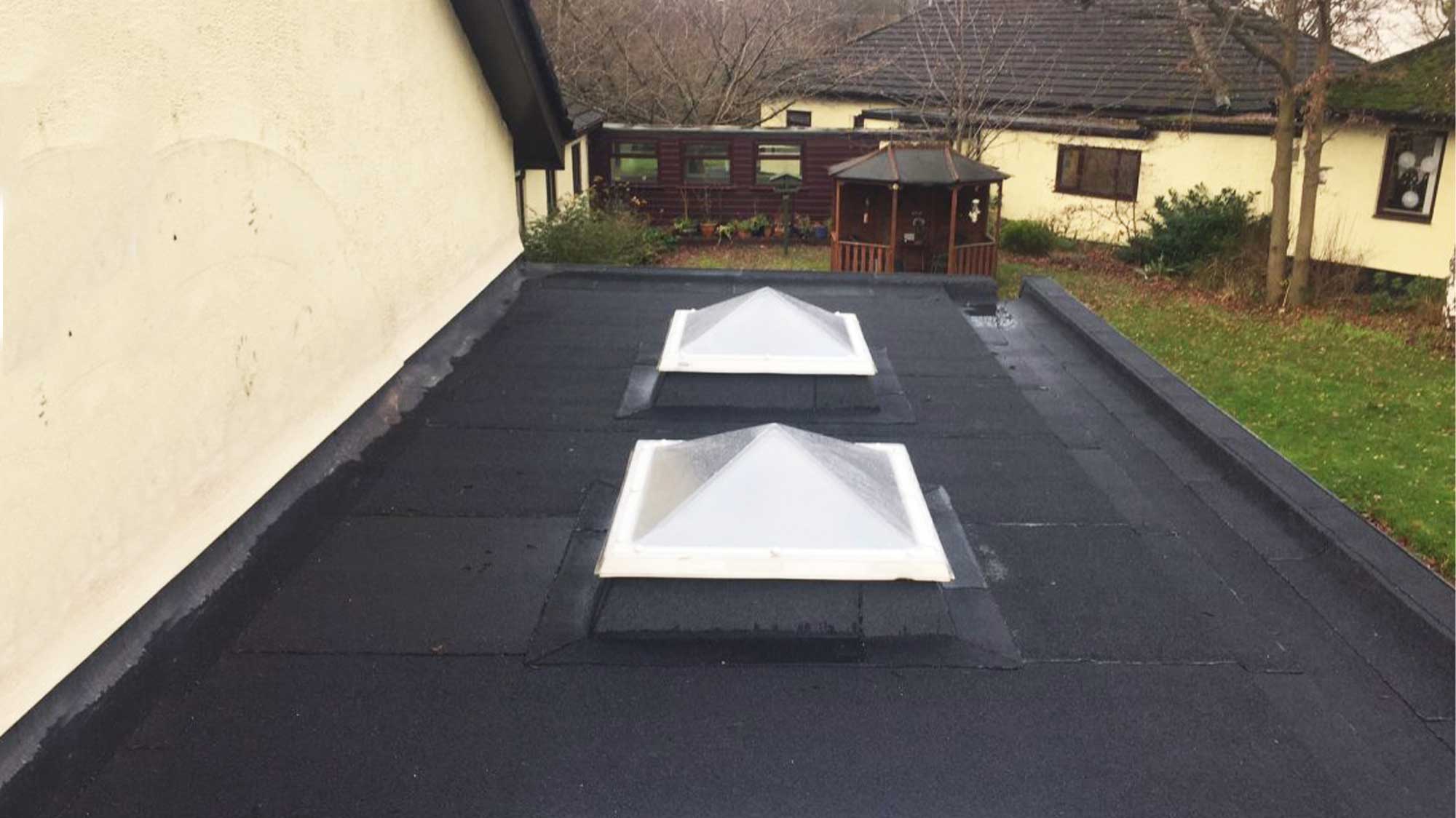 CRASH charity hospice rooftop with Bauder rooflights installed