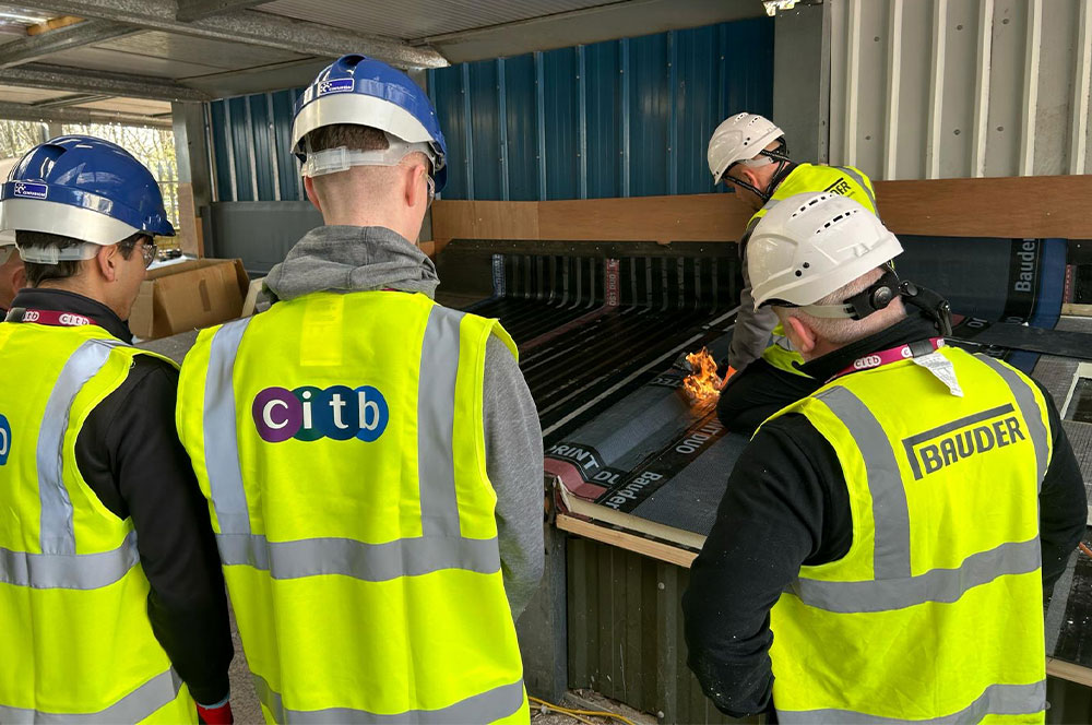 Bauder supports CITB’s Open Doors 2025 with training event in Scotland
