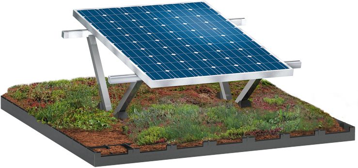 Solar PV on Green buildup