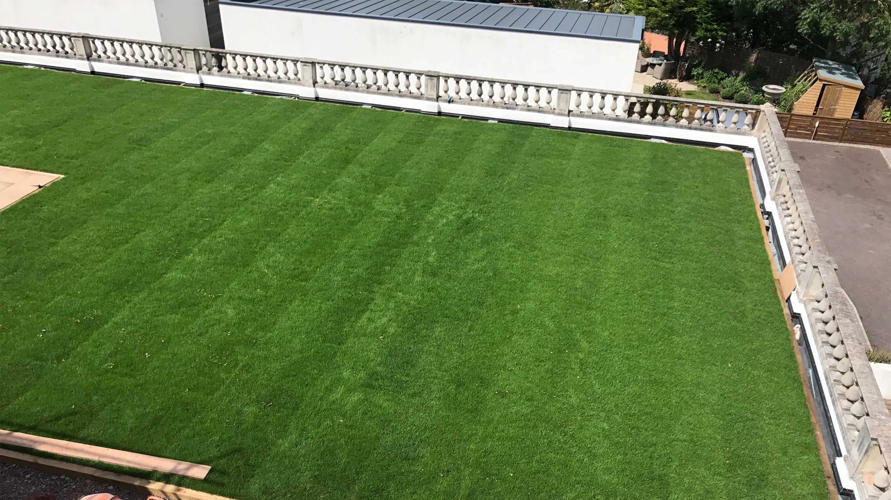 Belvedere Court roof completed with Bauder Hot Melt structural waterproofing system