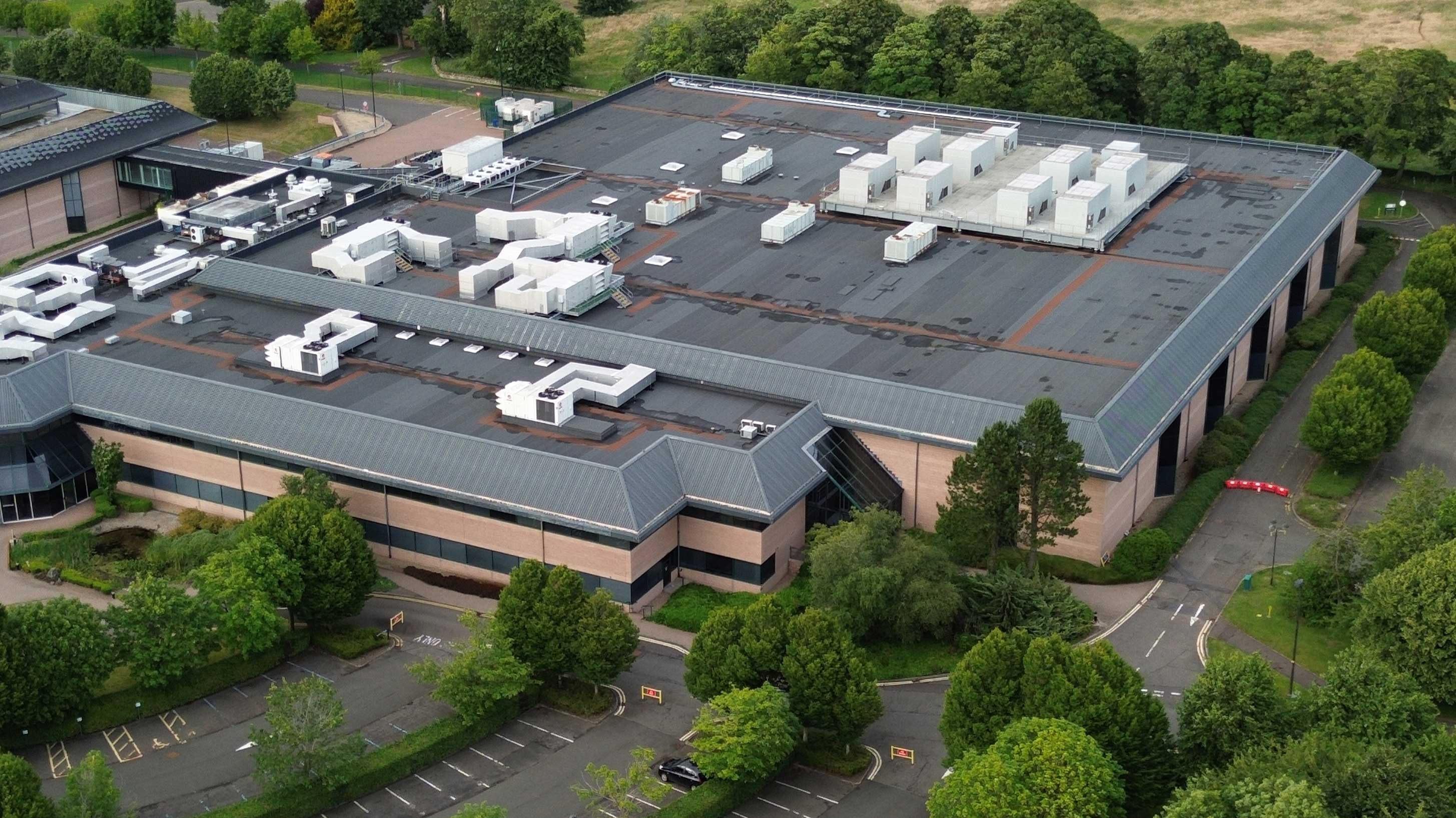 Aerial view of Oracle Real Estate and Facilities