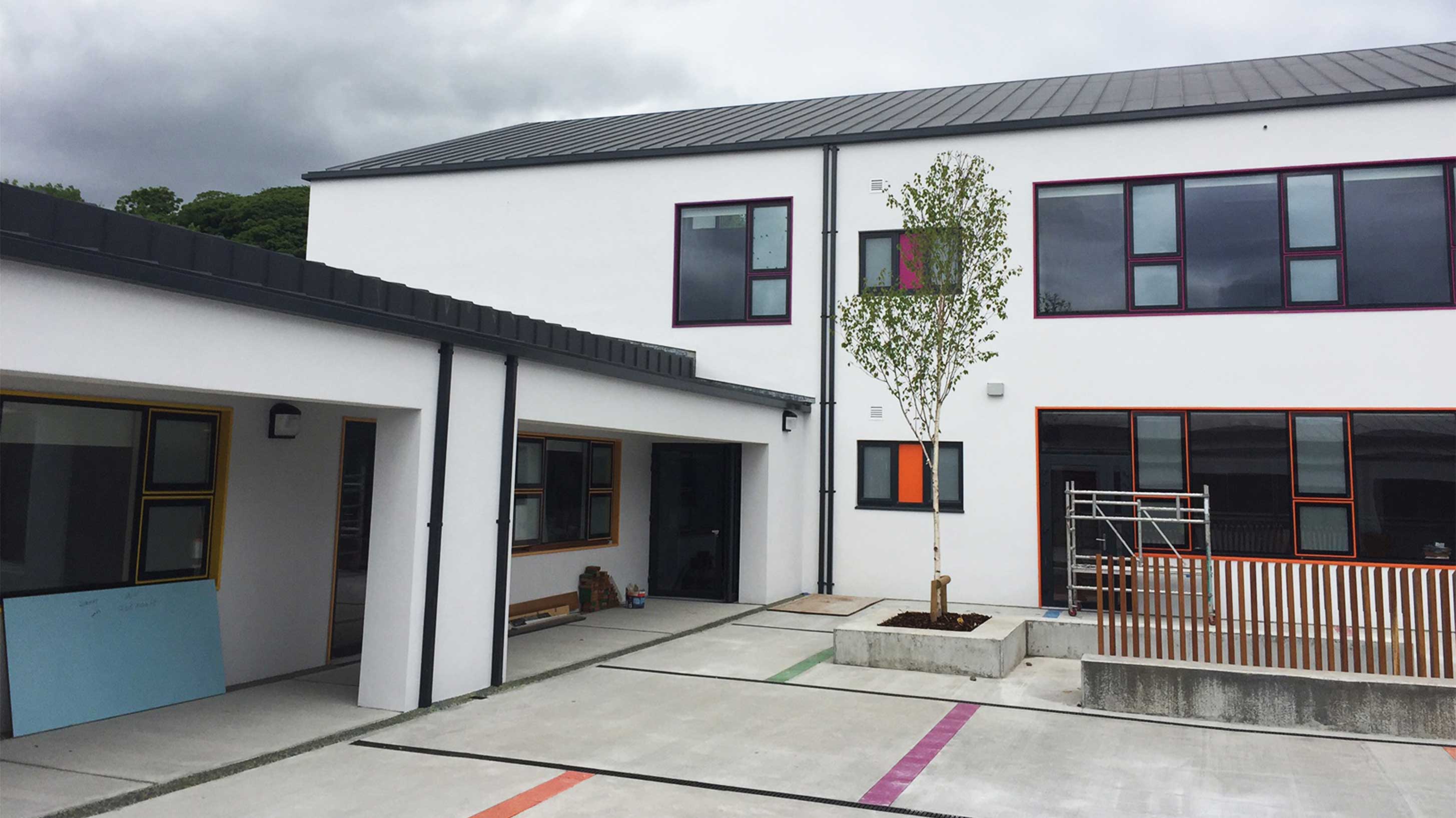 Scoil Phadraig School with Bauder Thermofol single ply waterproofing system installed