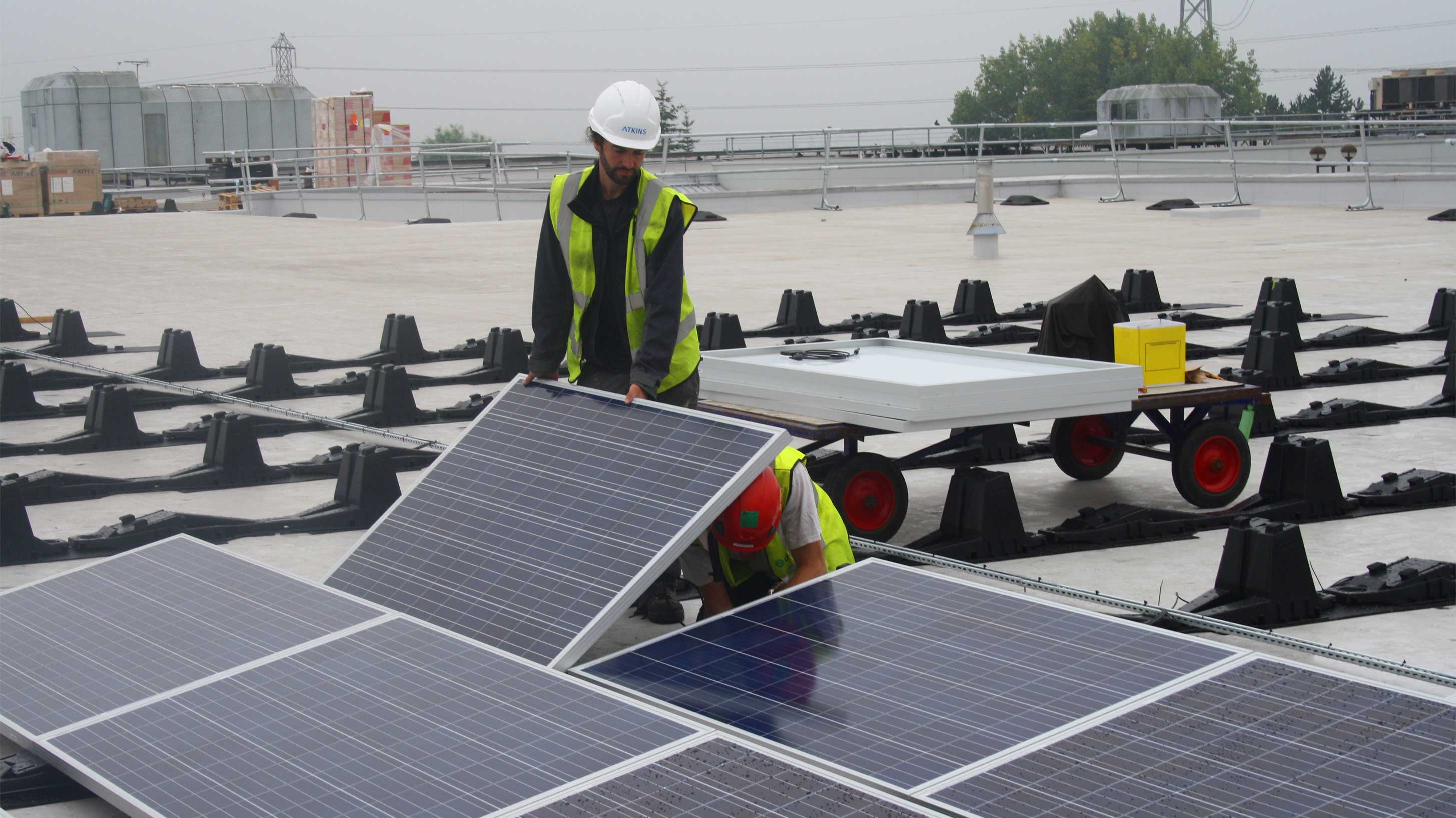 Installation of BauderSOLAR F on roof of University of West England Enterprise Zone
