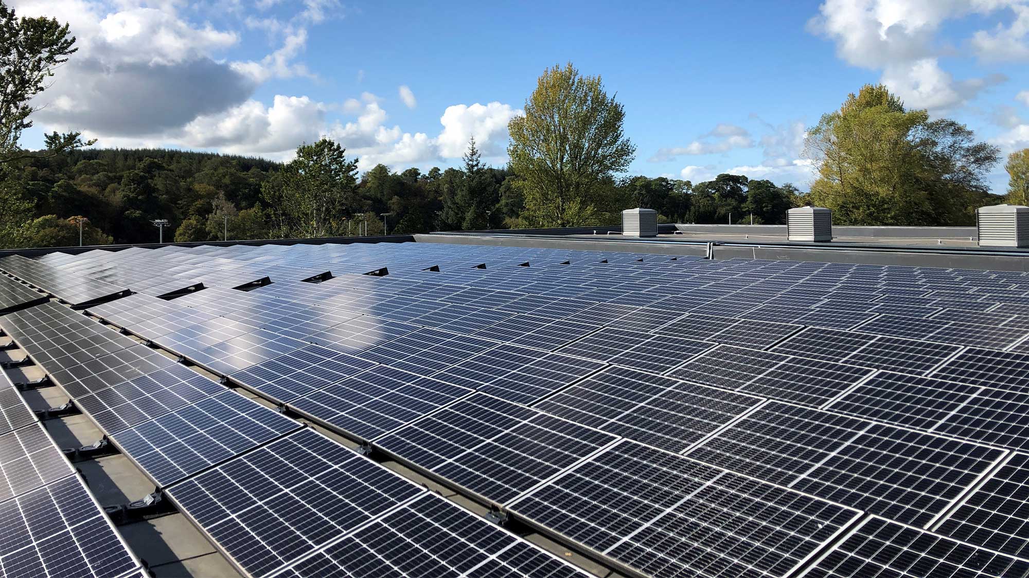 Barony campus with BauderSOLAR-F