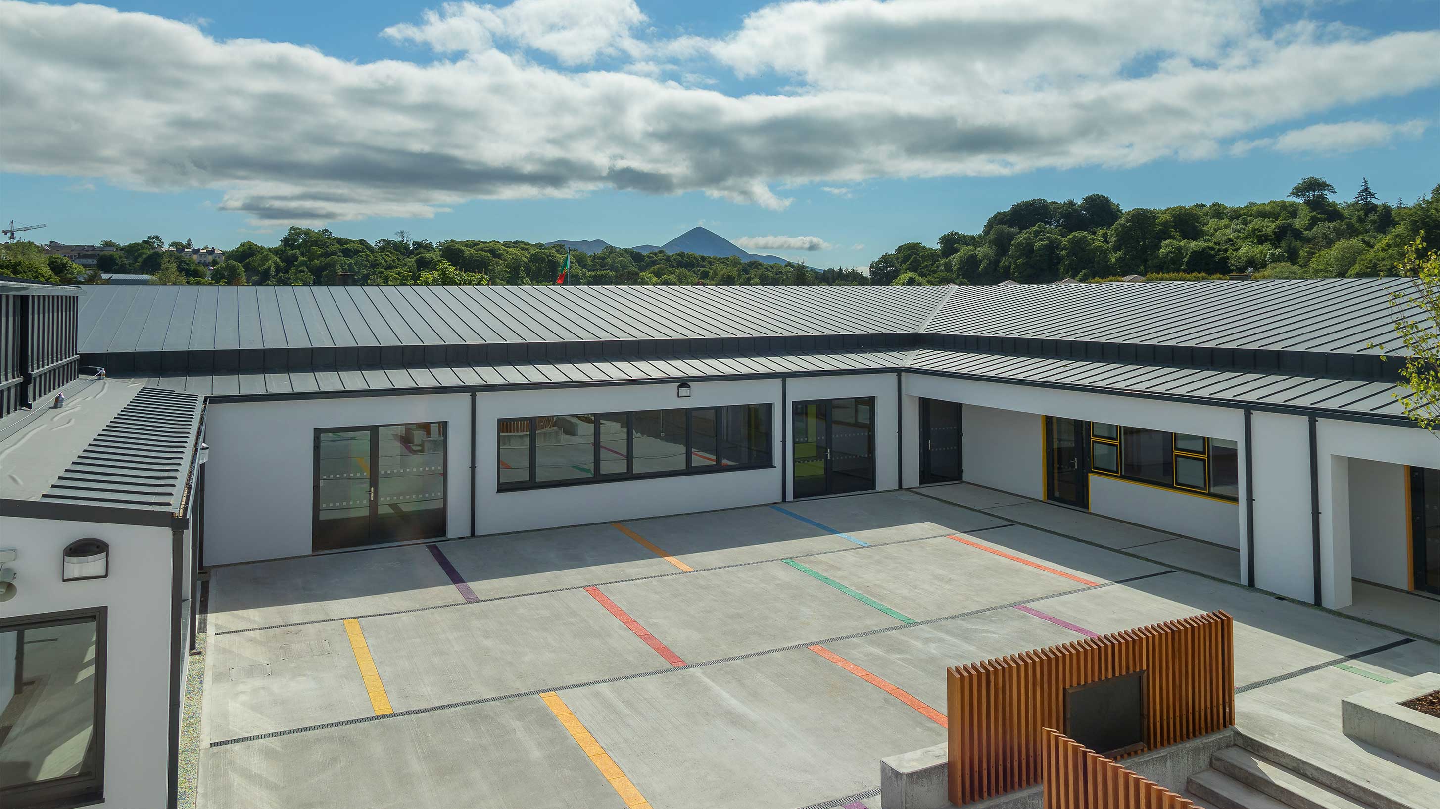Scoil Phadraig School with Bauder Thermofol single ply waterproofing system installed