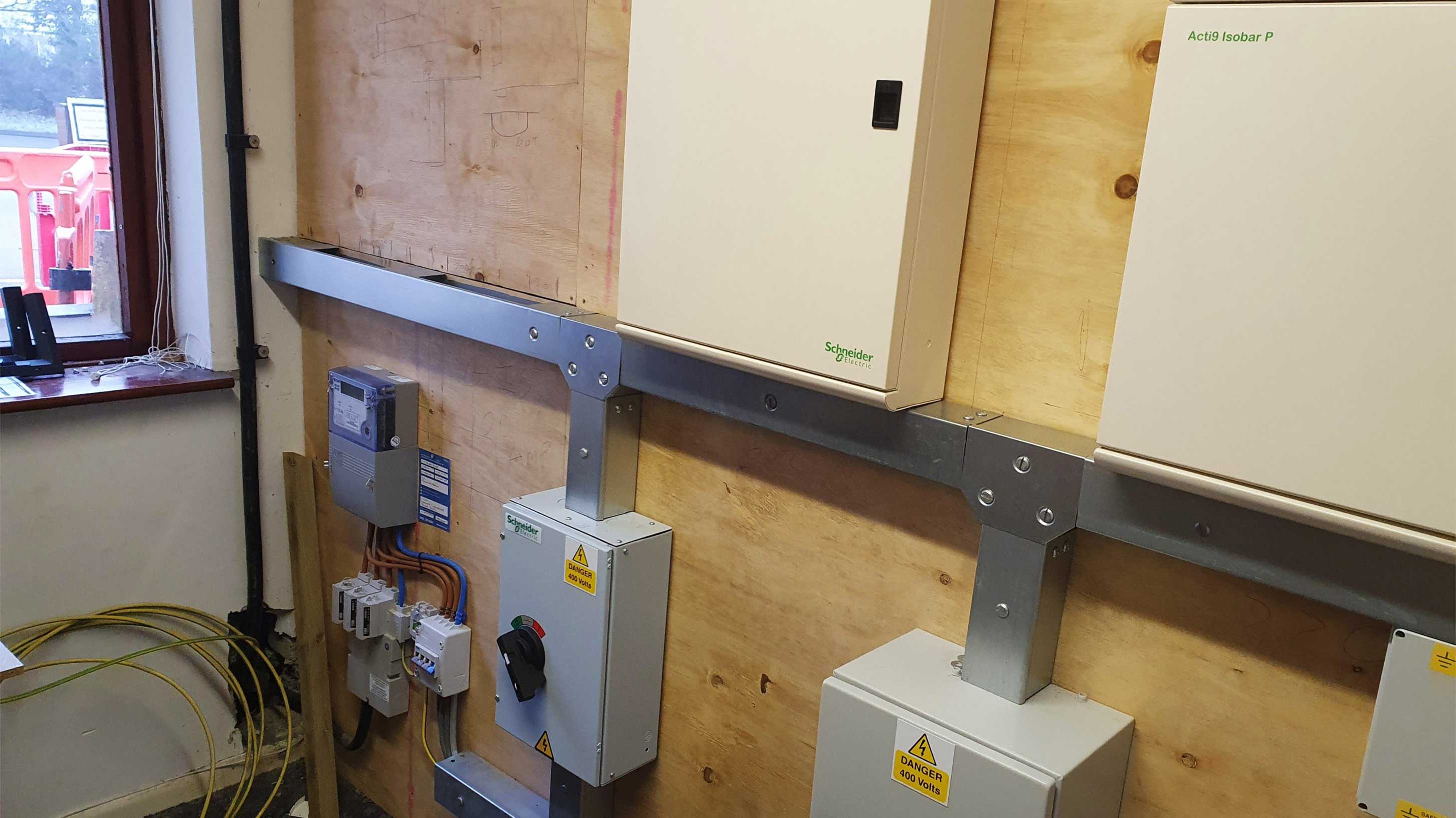 Newly upgraded electric consumer units 