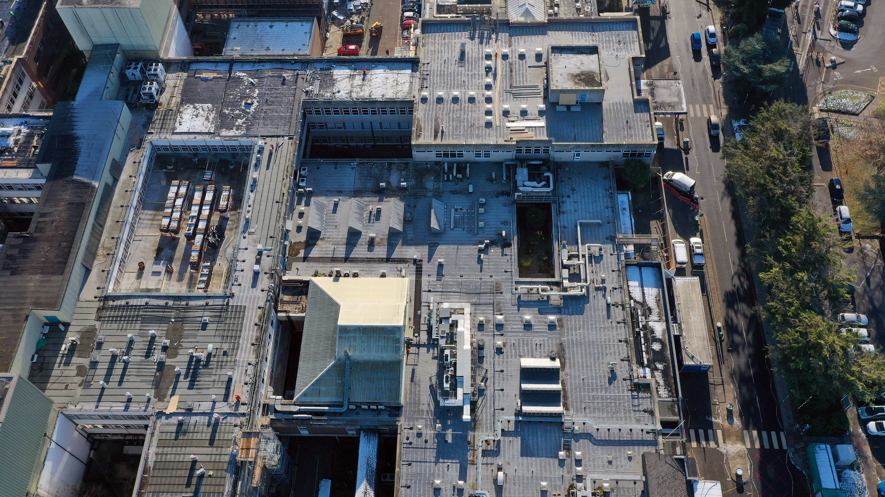 Eastbourne Hospital Roof before refurbishment