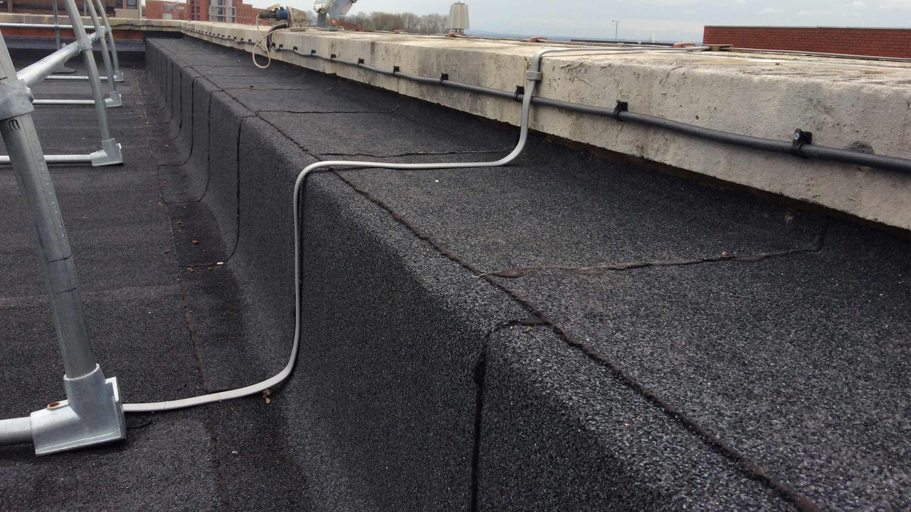 University of Manchester roof with Bauder bituminous System installed