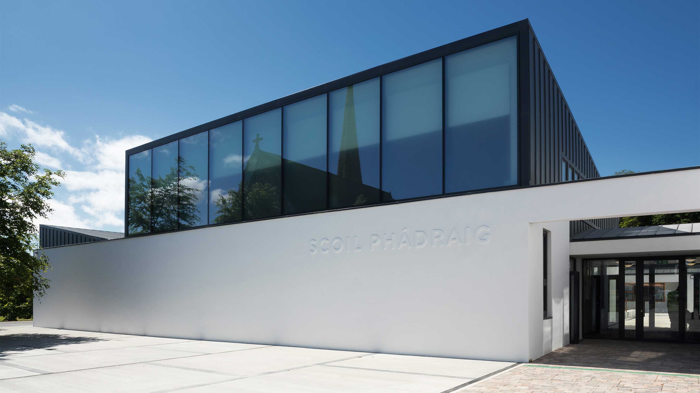 Scoil Phadraig School with Bauder Thermofol single ply waterproofing system installed